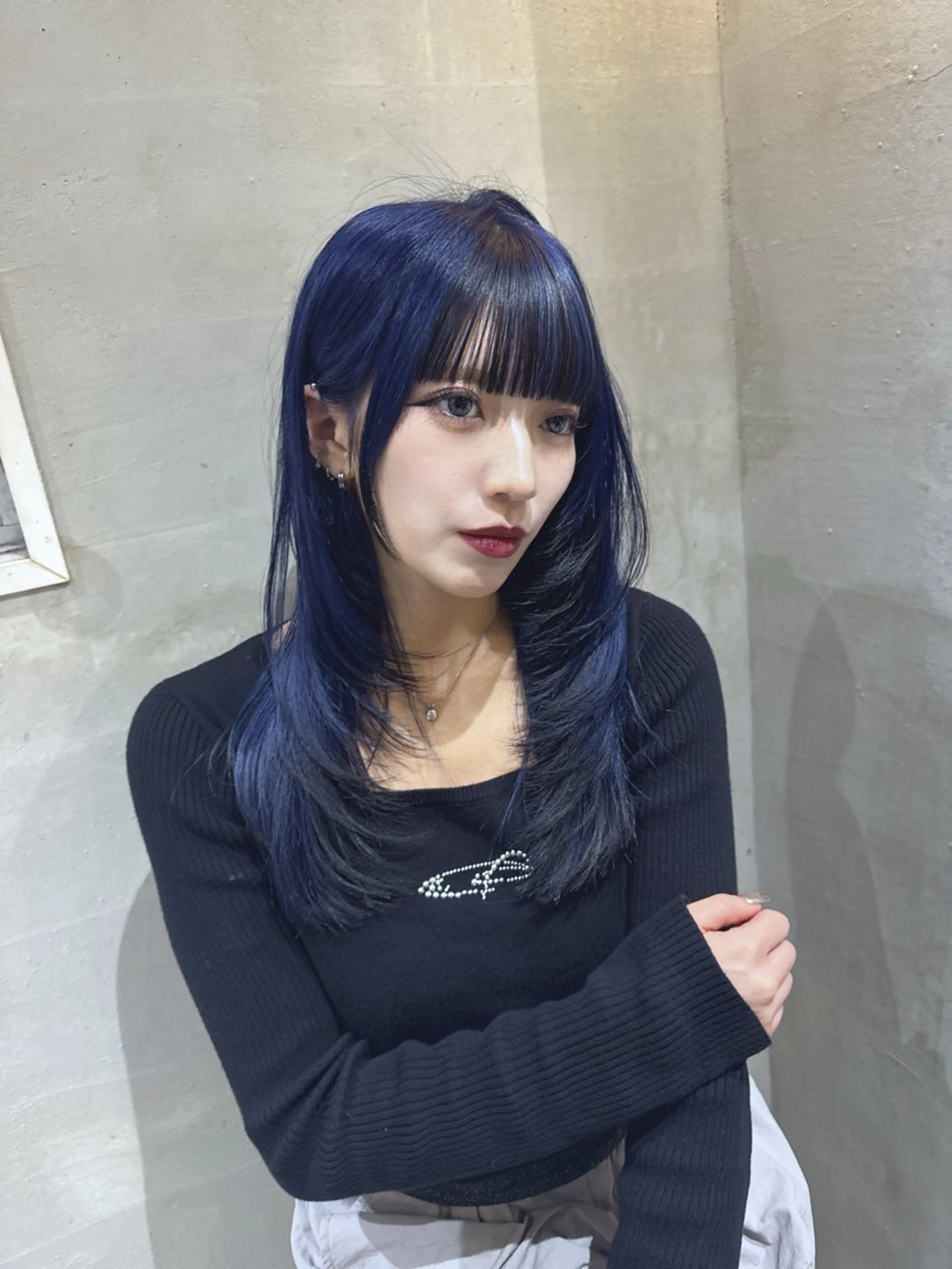 セミロング カラー カット ヘアカラー トリートメント レイヤー×髪質改善 マネージャー安藤光司のヘアスタイル