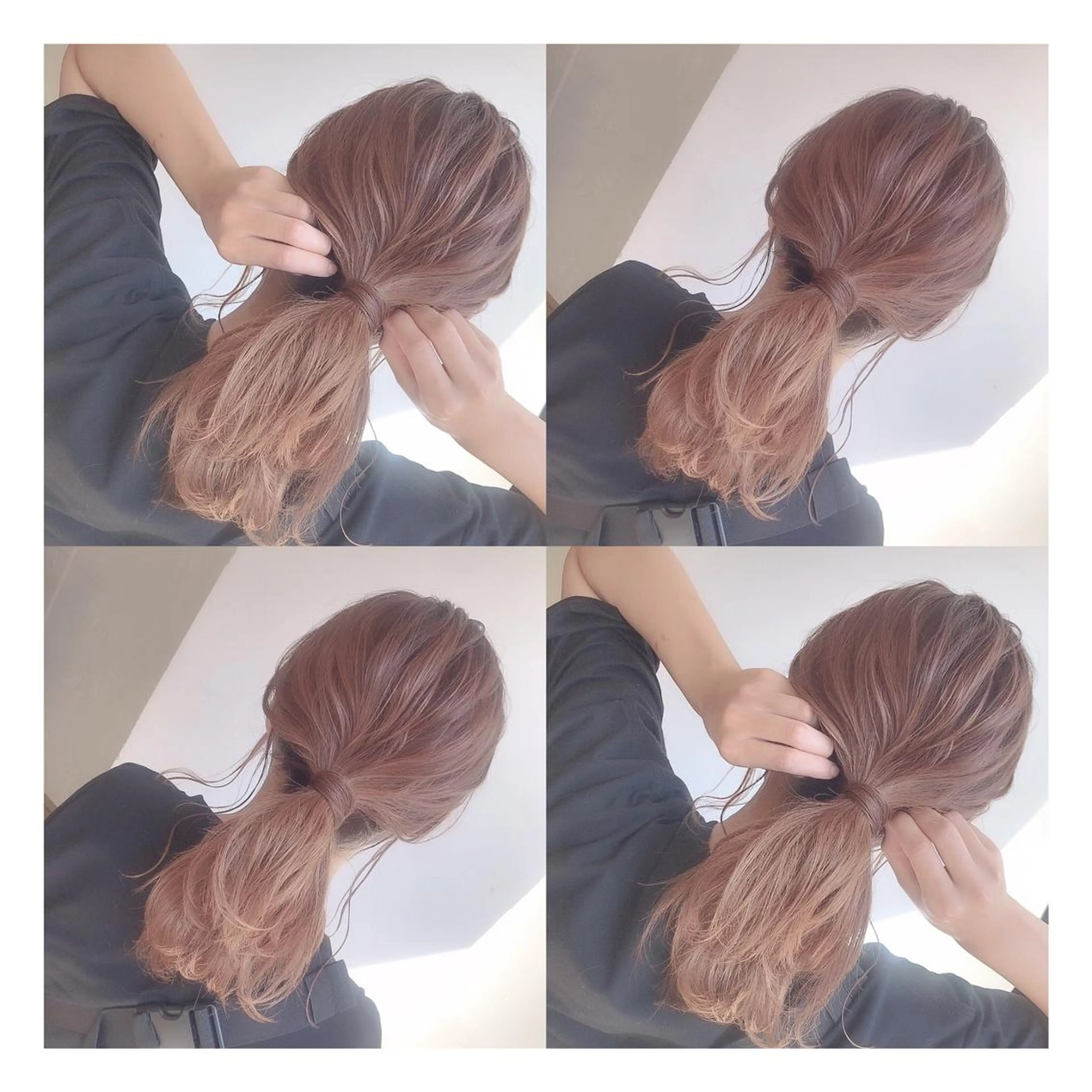 セミロング カラー ba-boo 広島のヘアスタイル