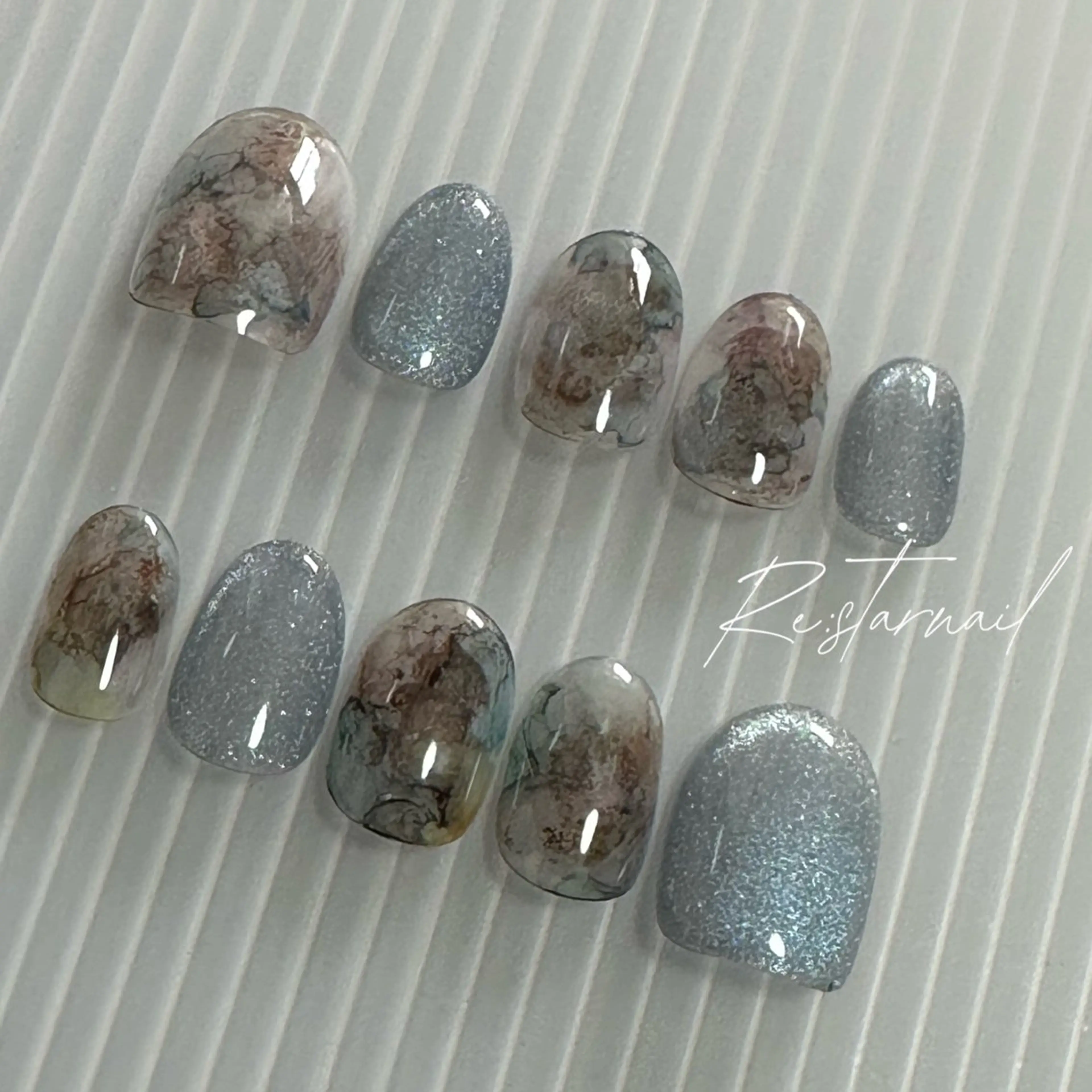 オーダーネイルチップ♡種類豊富！自爪風のショートからロングまであります！サイズを計測しぴったりのチップを作れますの写真