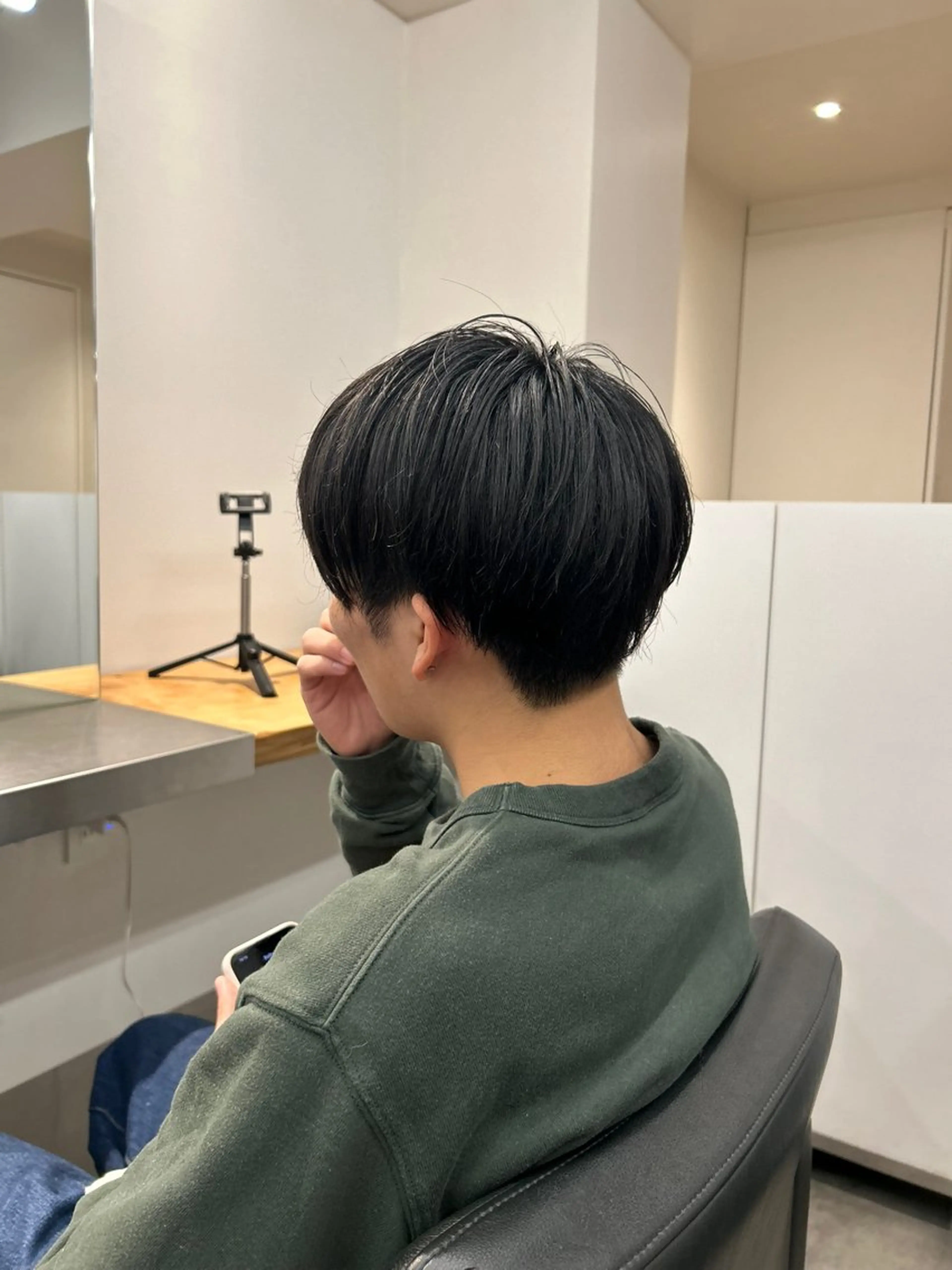 メンズ カット 森珀斗/表参道 /ショートボブのヘアスタイル