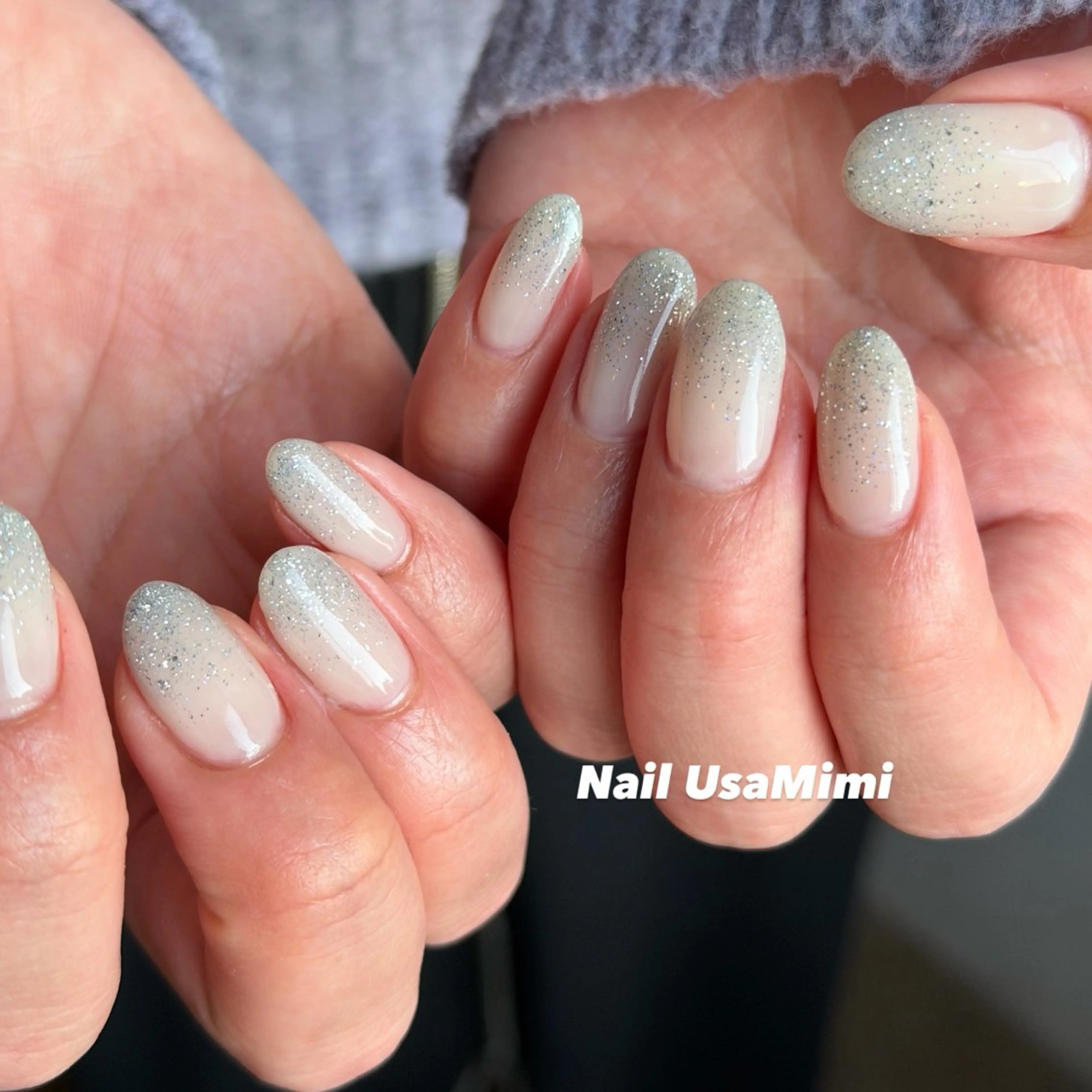 ミディアム ハンドネイル 本町Nail Usa Mimi  SAKIのネイルデザイン