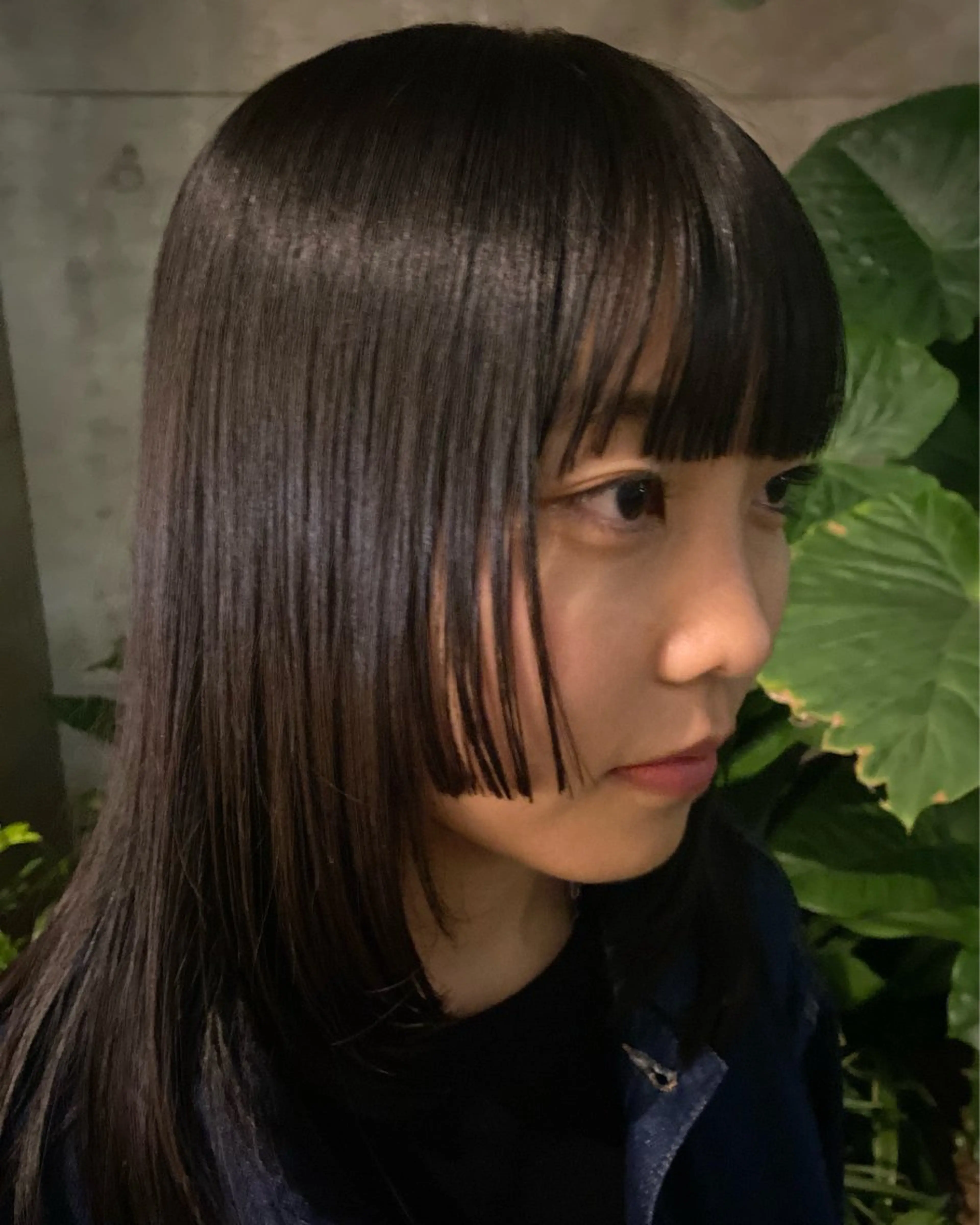 セミロング 顔周りカット marino マリノのヘアスタイル