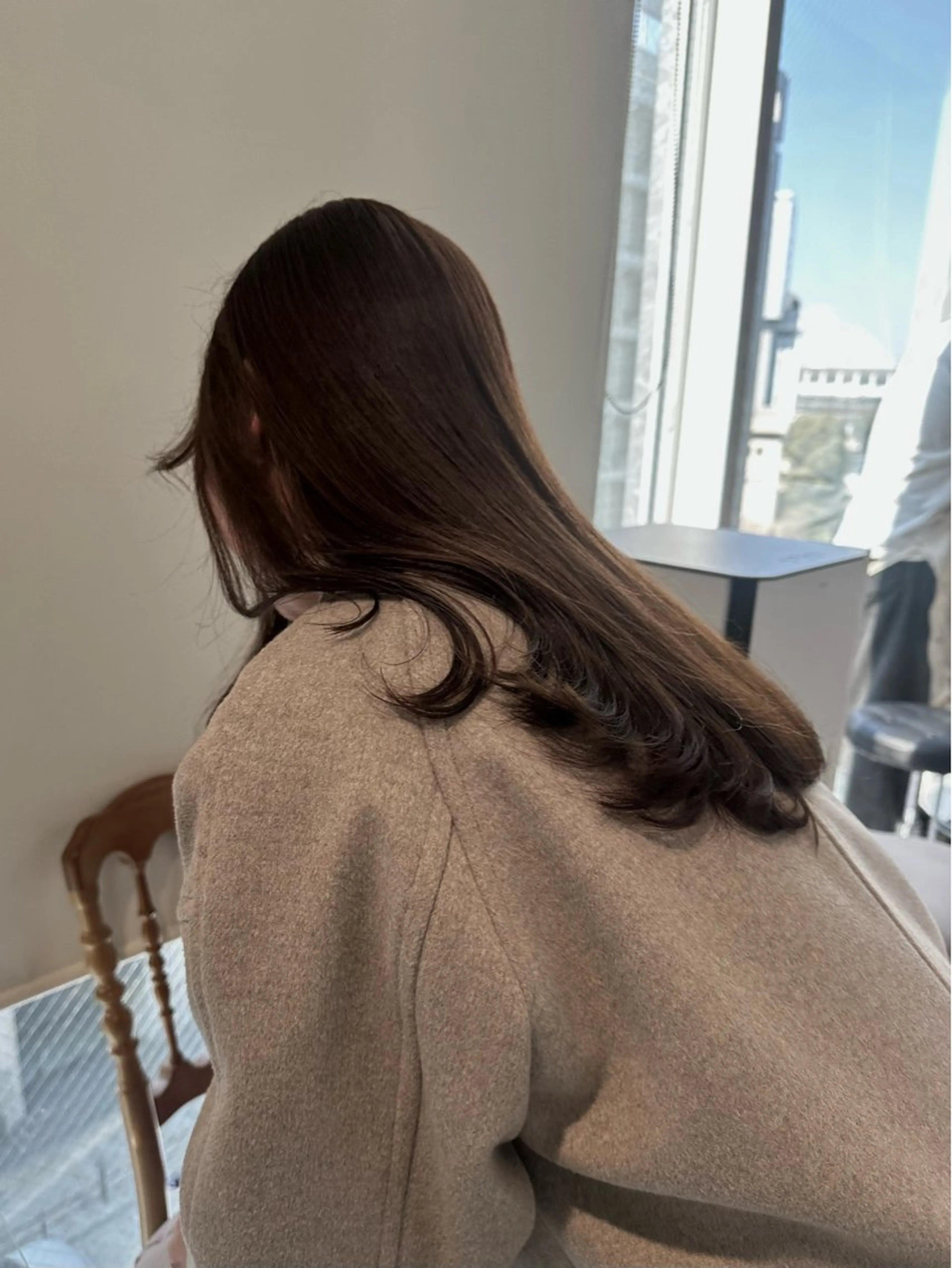 セミロング カラー キッズ カット ヘアカラー トリートメント オトナヘア🌸 harukaのヘアスタイル