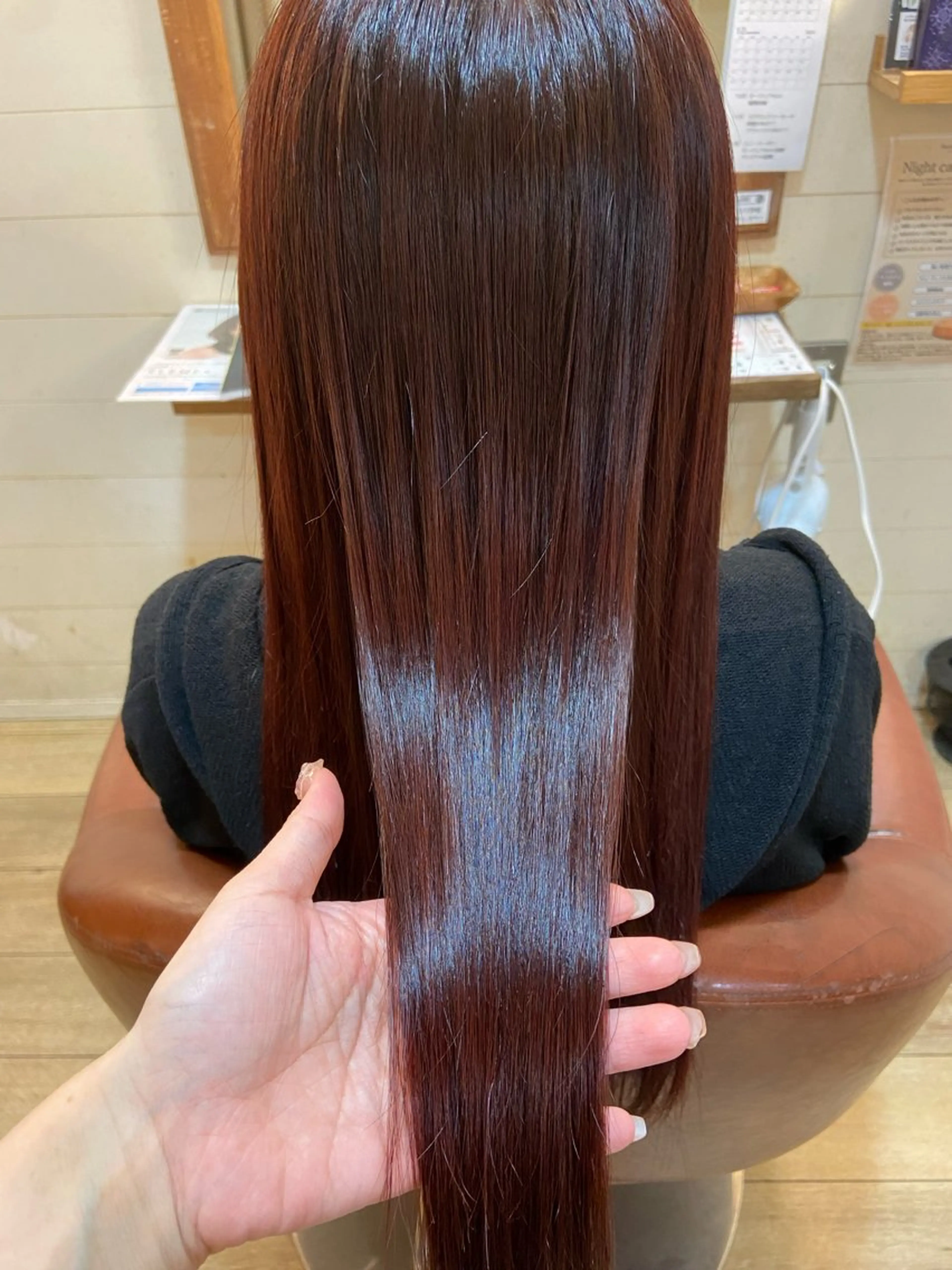 ロング カラー ヘアカラー トリートメント 艶カラー/髪質改善/ はかまた🕊️のヘアスタイル