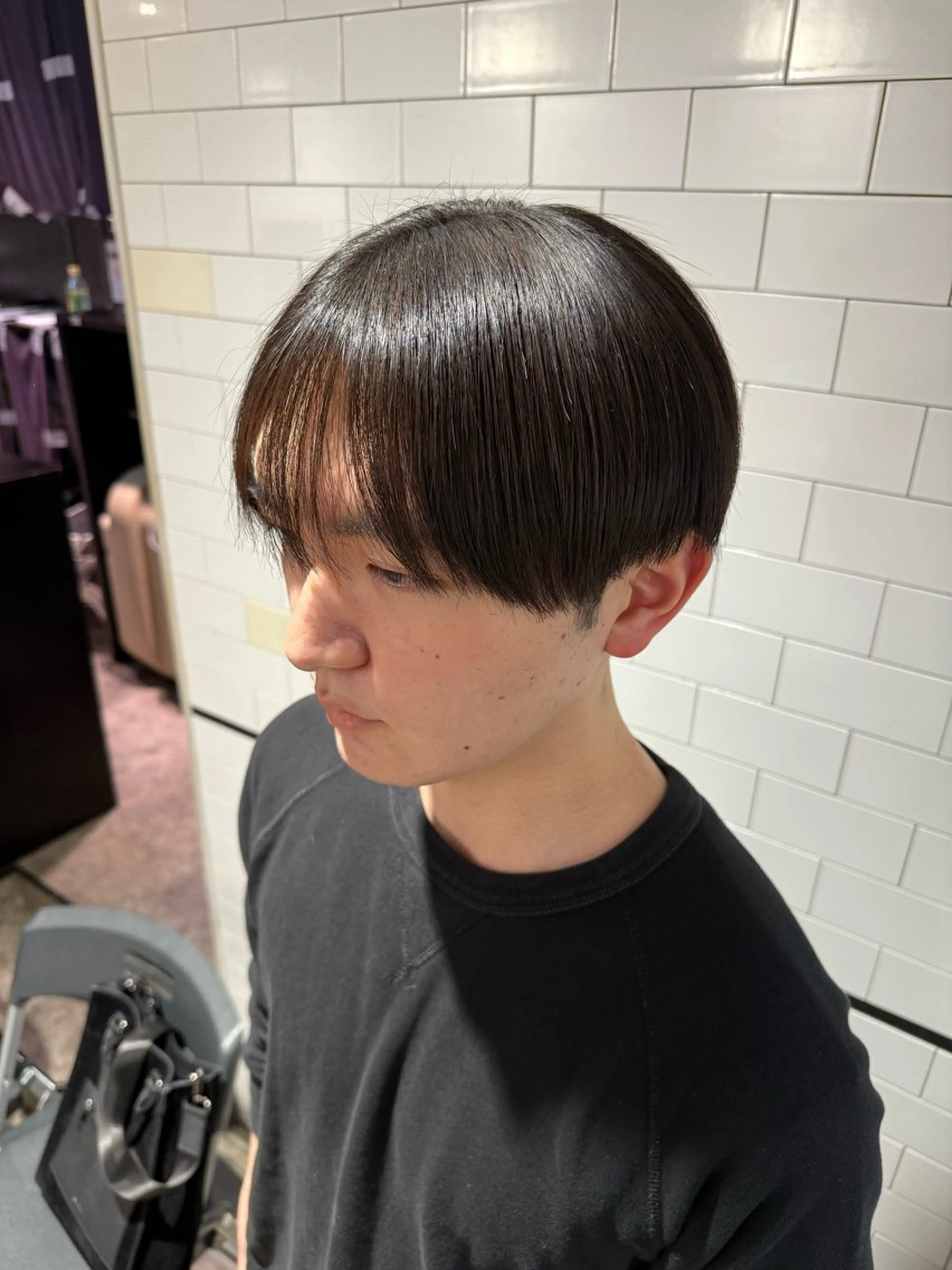 メンズ カット 縮毛矯正 松野 和志のヘアスタイル