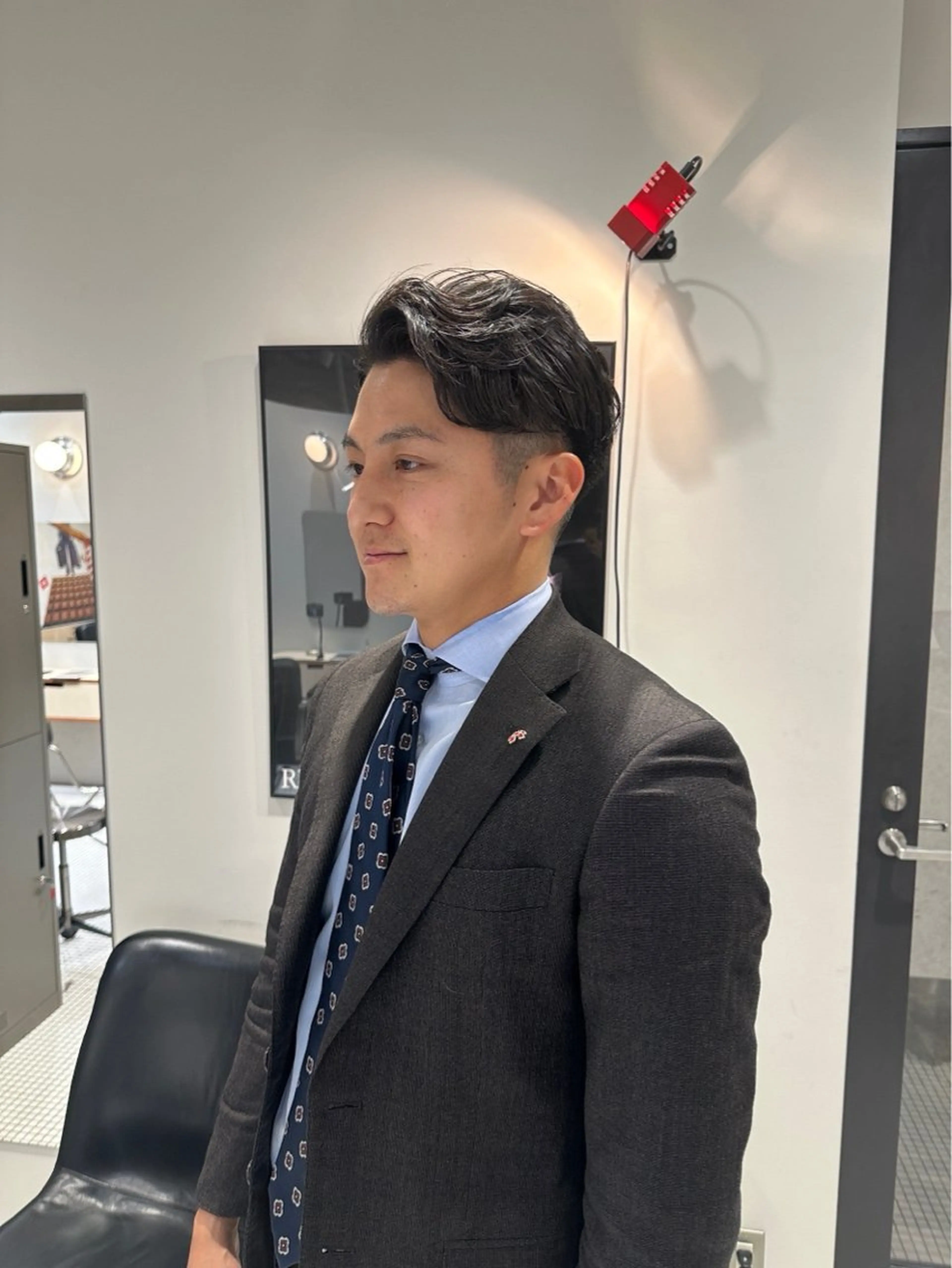 ショート パーマ メンズ メンズパーマ ニュアンスパーマ GRIP/ 名古屋駅徒歩1分のヘアスタイル