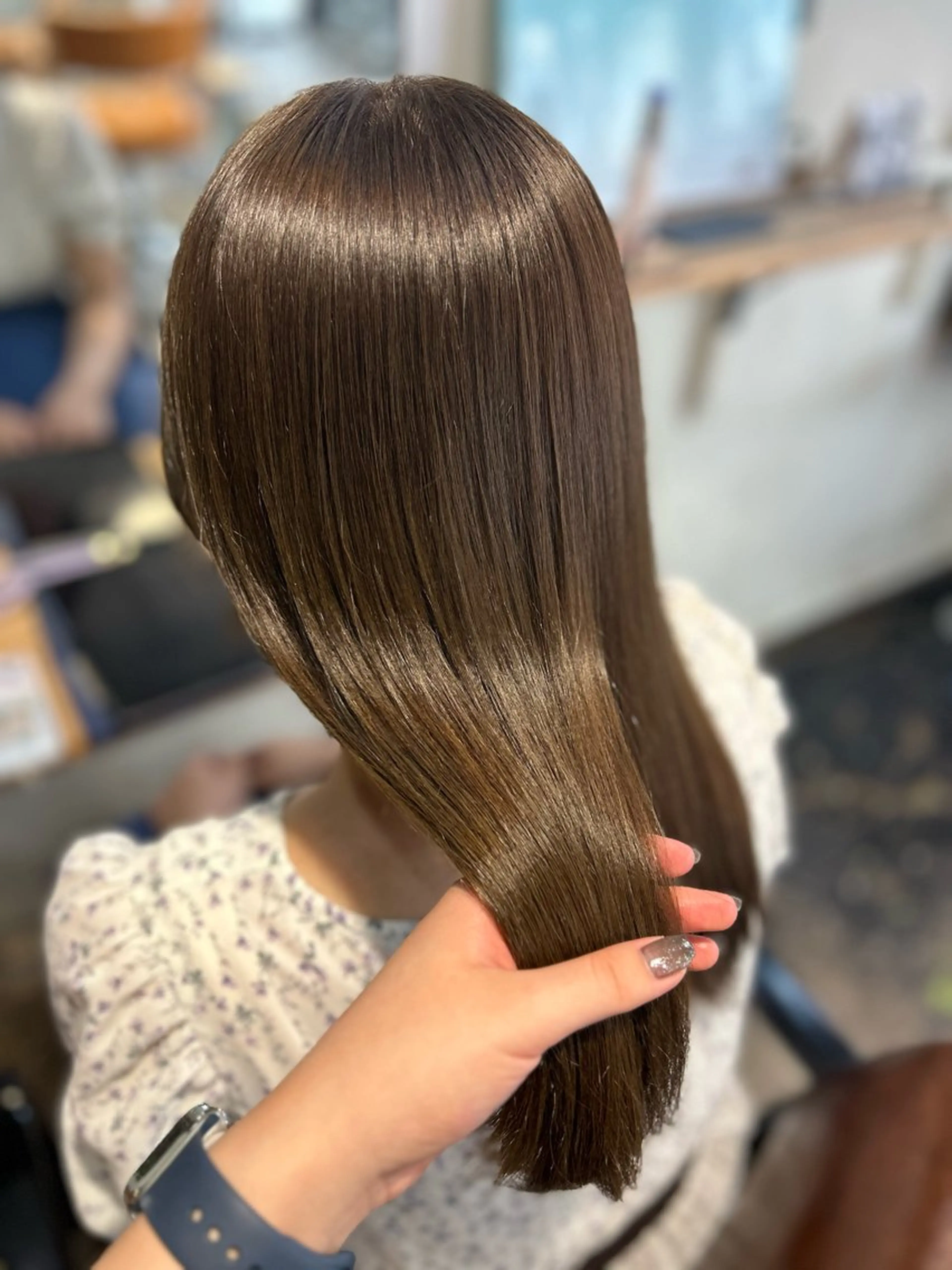 セミロング カラー カット ヘアカラー 艶髪/レイヤー 🦋MIYUUのヘアスタイル