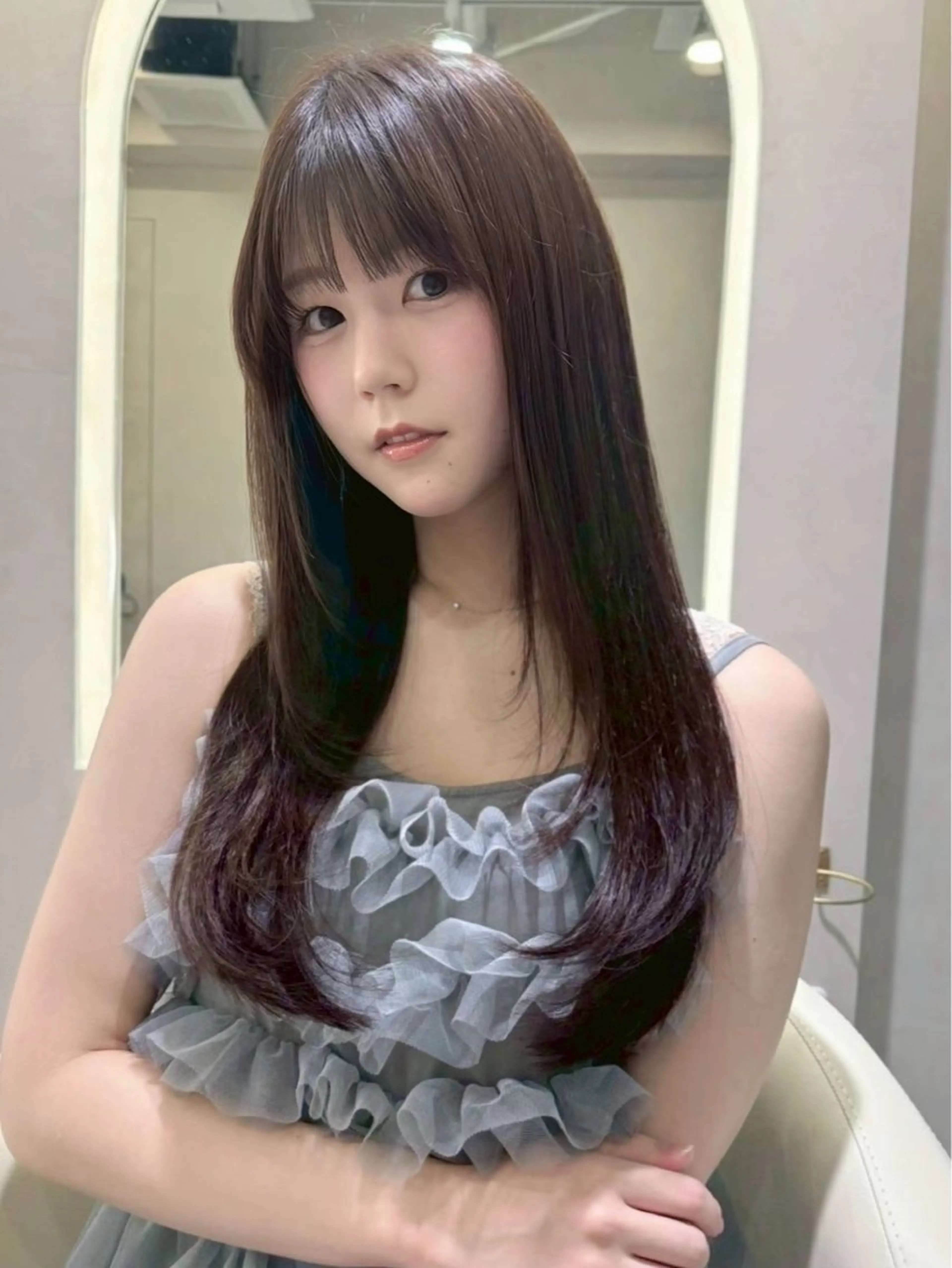 ロング 🎀ゆうな/艶髪/ 透明感カラー🎀のヘアスタイル