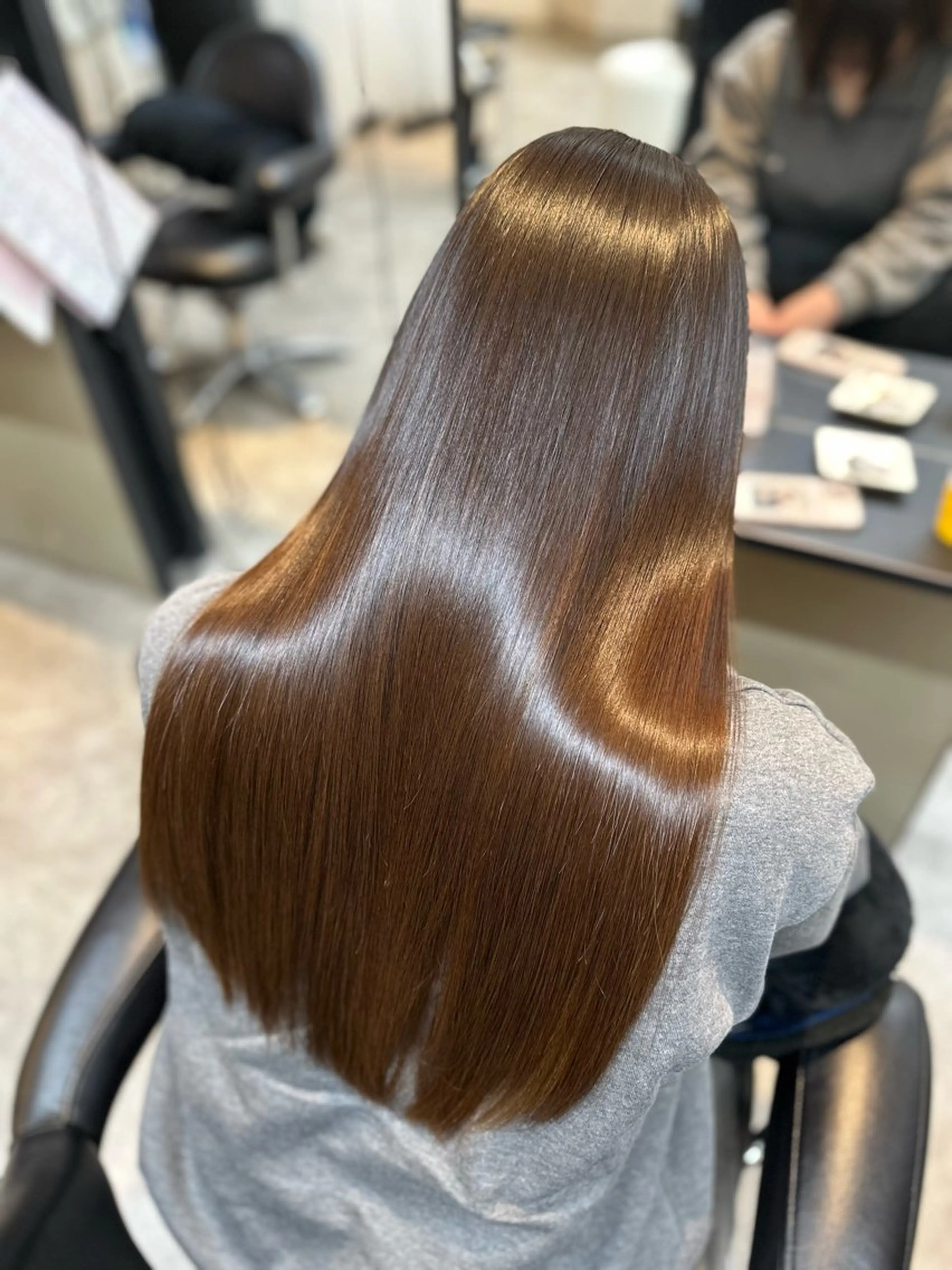 ミディアム カラー ✂️無料カットモデル ✂️佐々木悠月のヘアスタイル