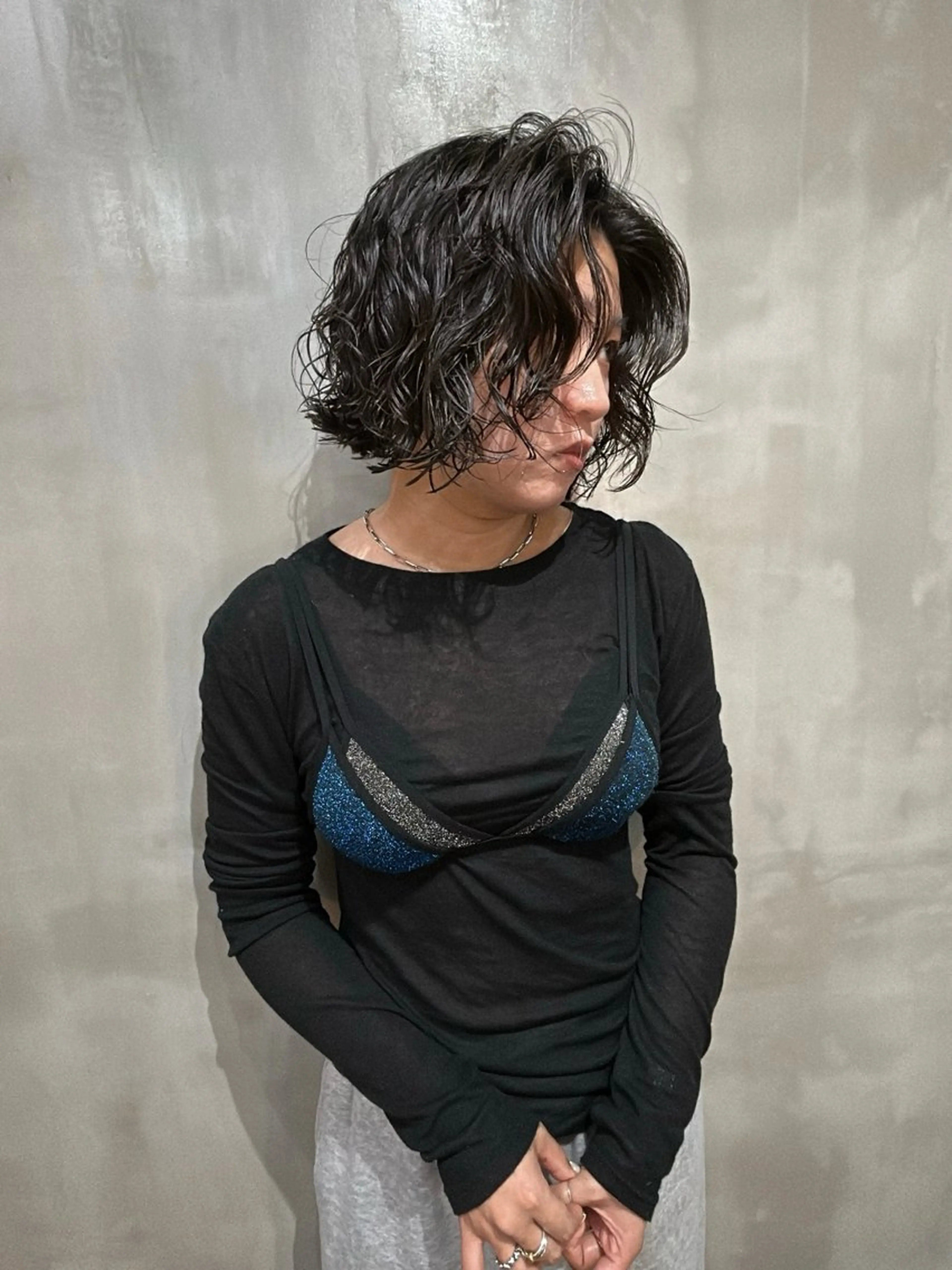 ショート パーマ qpula  大濠 西新所属・qpula クプラのヘアスタイル