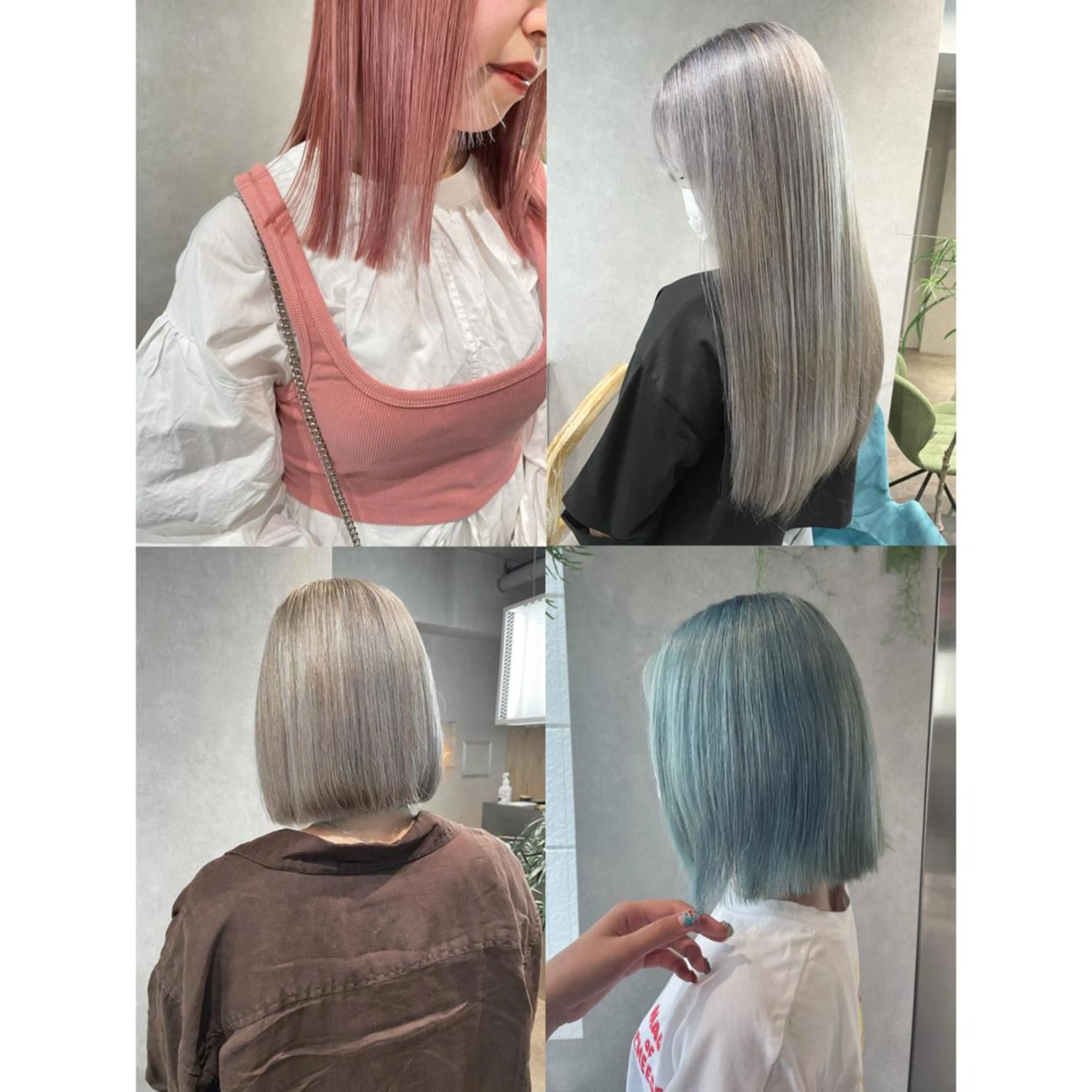 カラー スミレ /メンズ /コーンロウのヘアスタイル