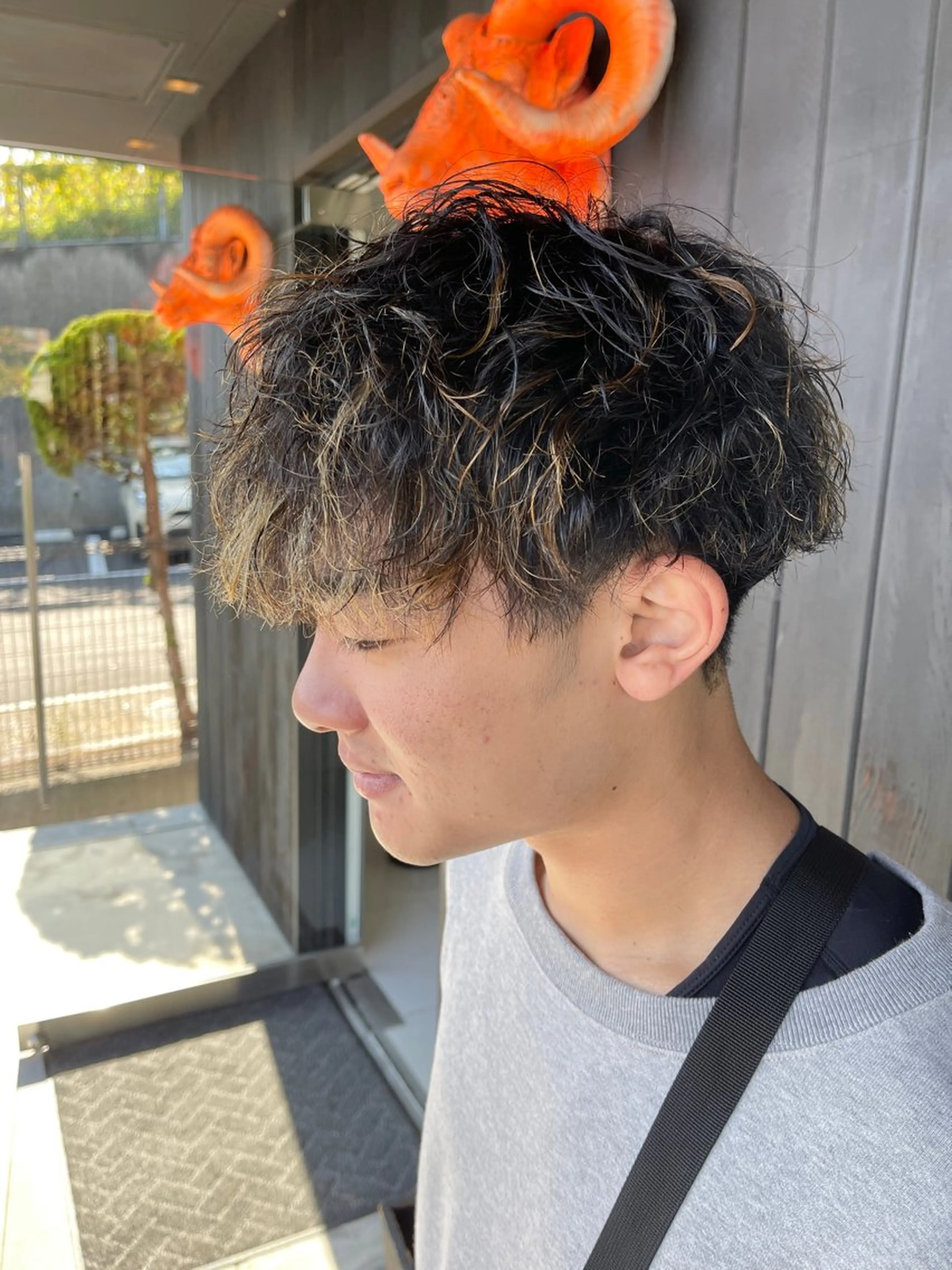 パーマ カット パーマ トリートメント 三好 達也のヘアスタイル
