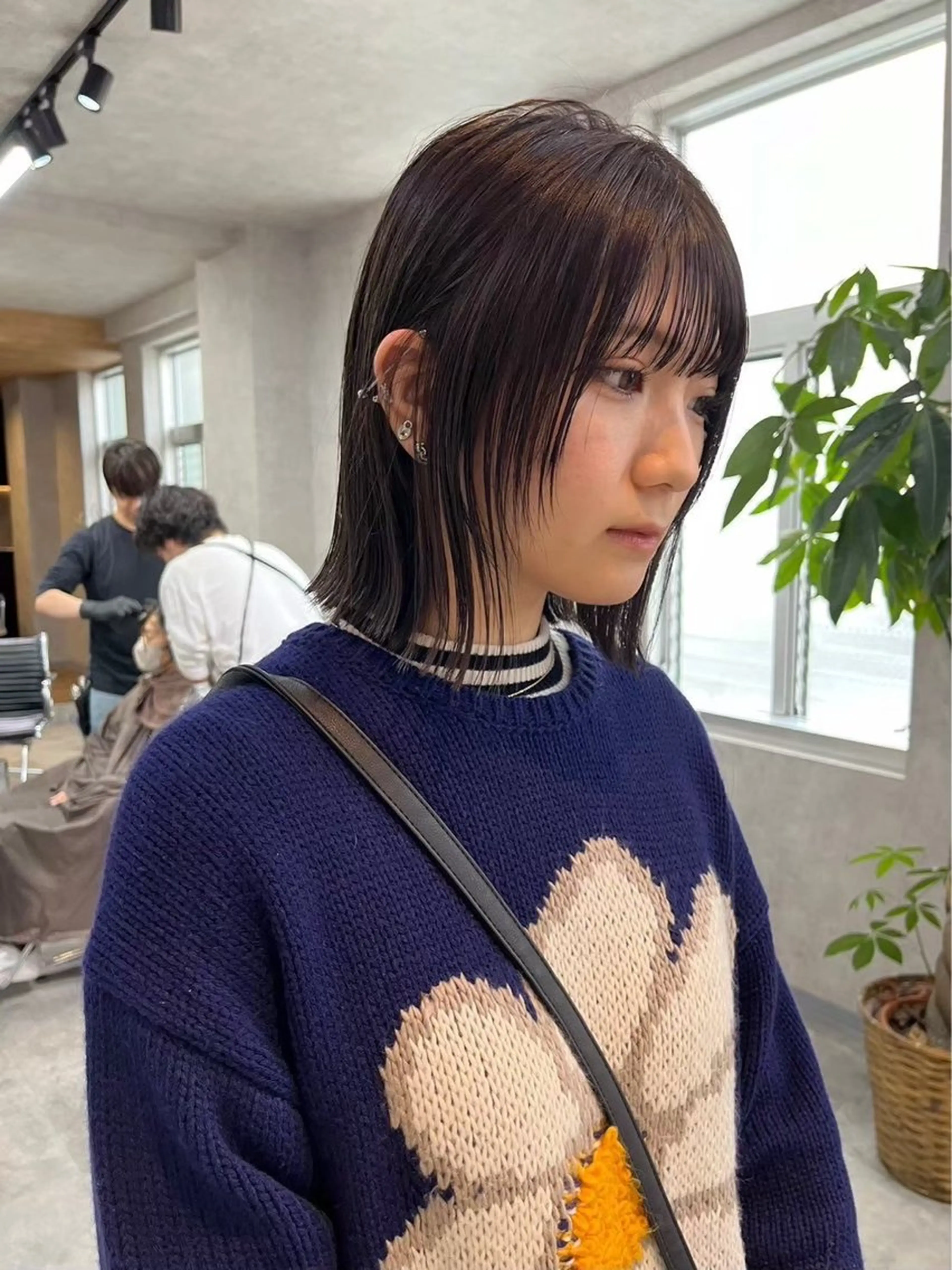 ショート カラー ヘアカラー トリートメント 飯田 晟恭のヘアスタイル