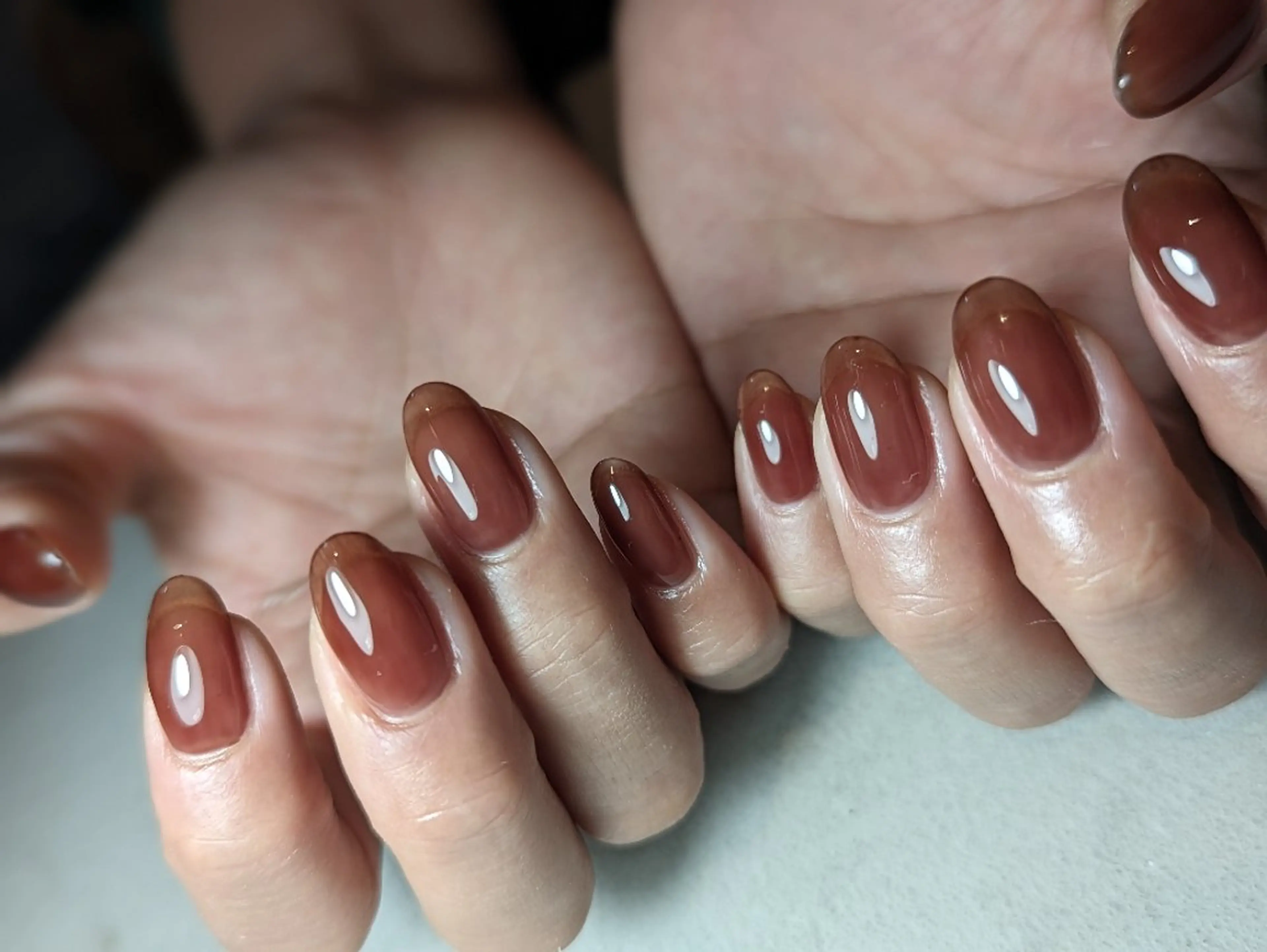 ネイル ワンカラーネイル ハンドネイル Nailsalon BEeR。のネイルデザイン