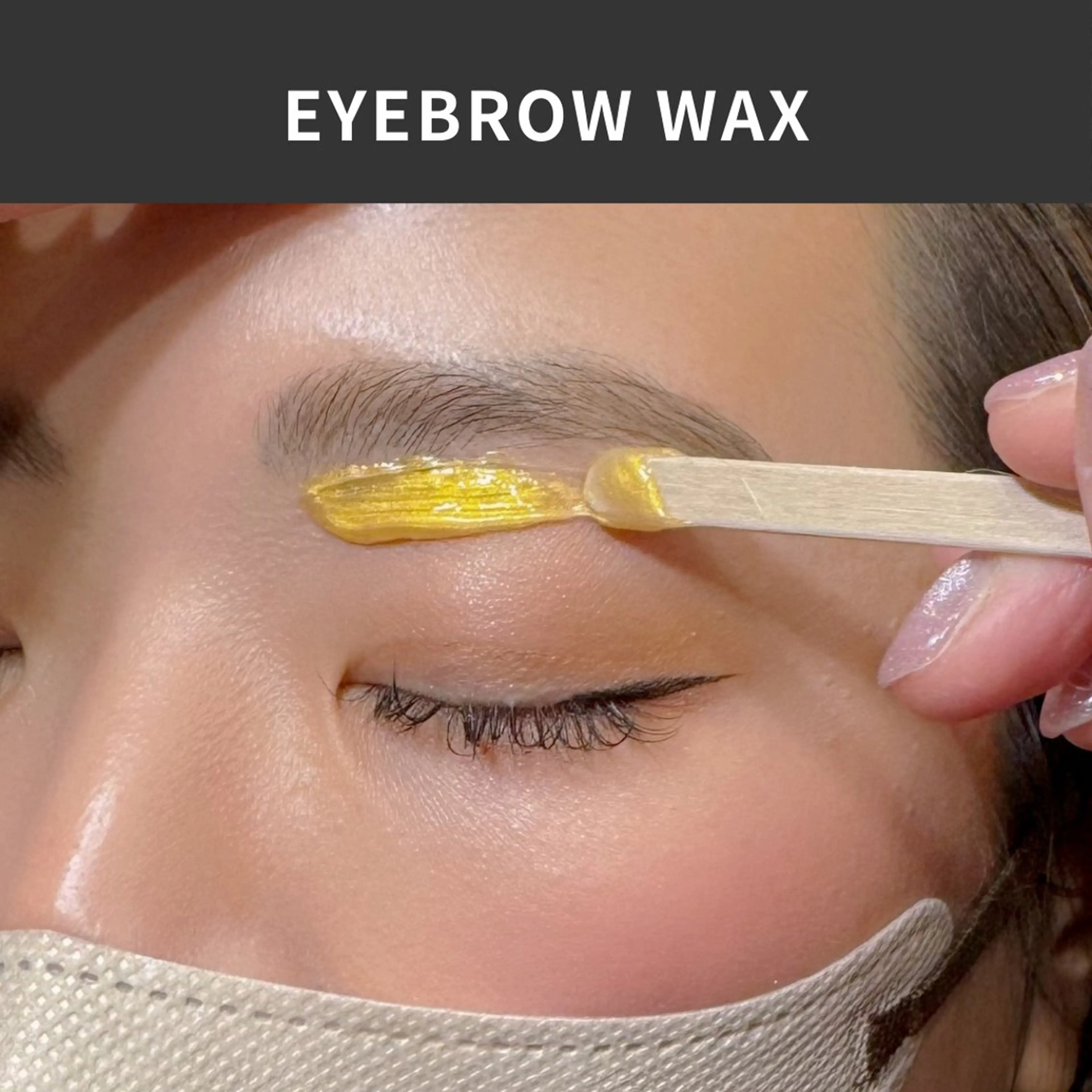 【余分な産毛スッキリ💎】眉ワックス＋毛量調整の写真