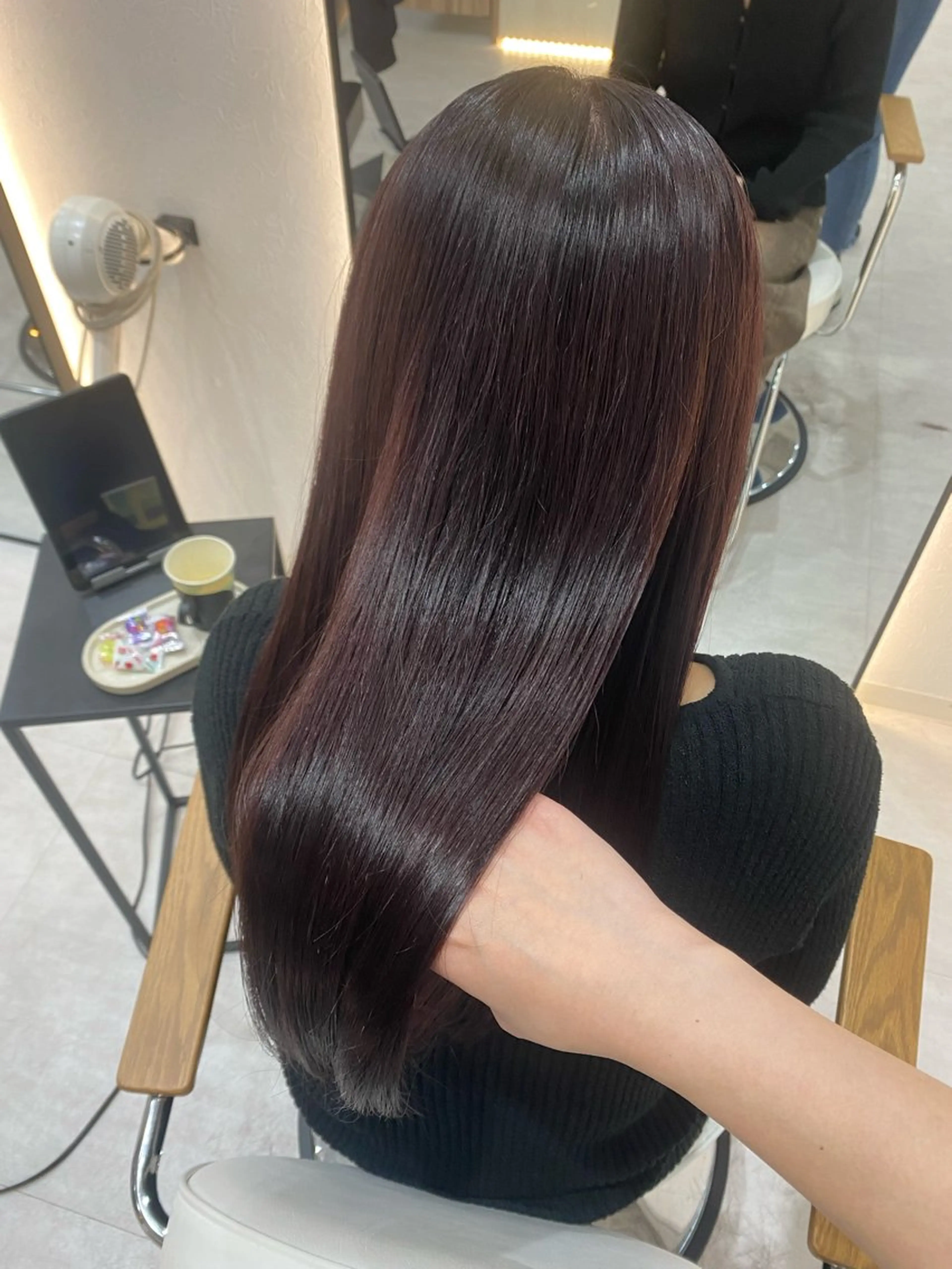 ロング カット ヘアカラー トリートメント 髪質改善/艶カラー 🎀ヘアアレンジ🎀のヘアスタイル