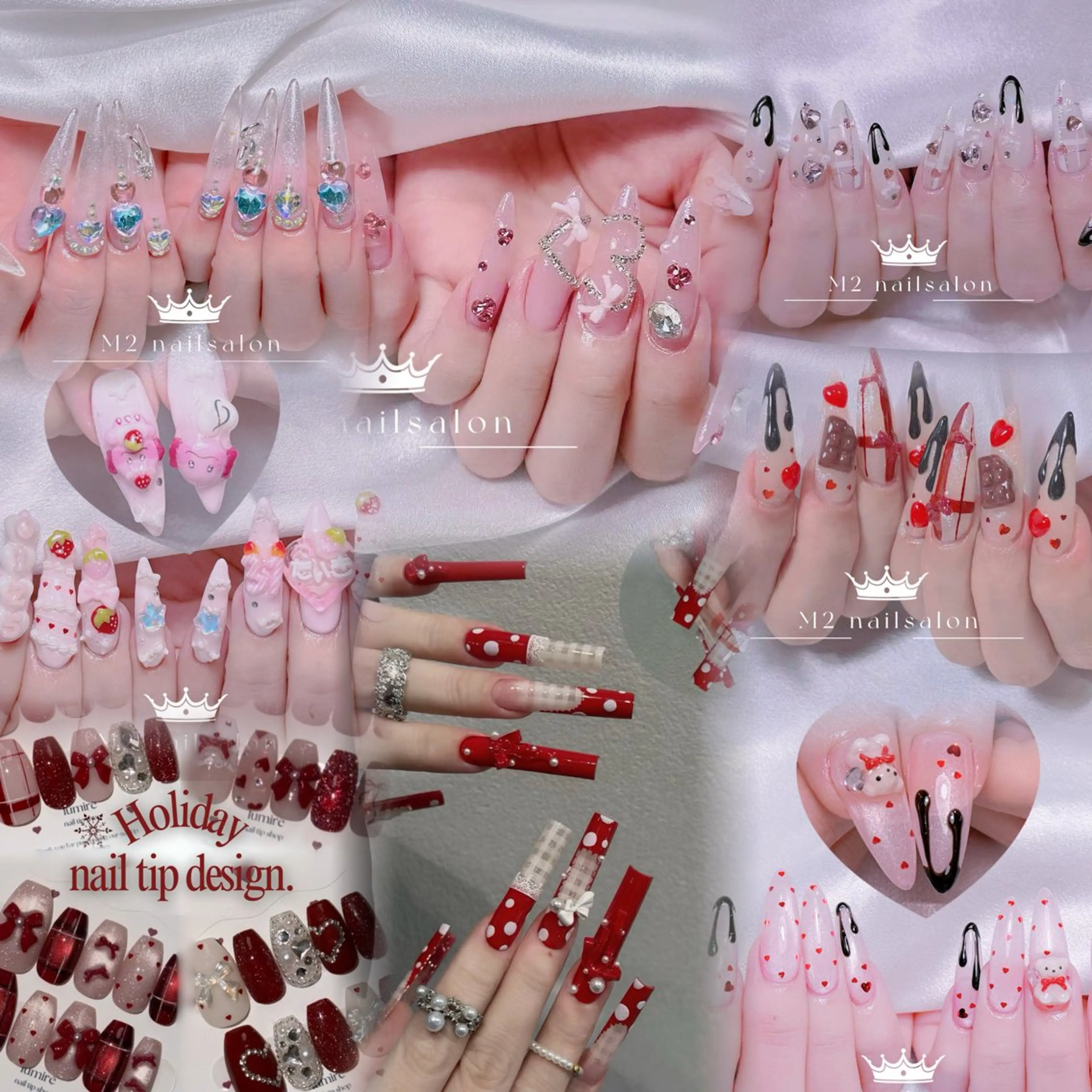 ネイル ハンドネイル 長さだし専門店 M2　rikaのネイルデザイン