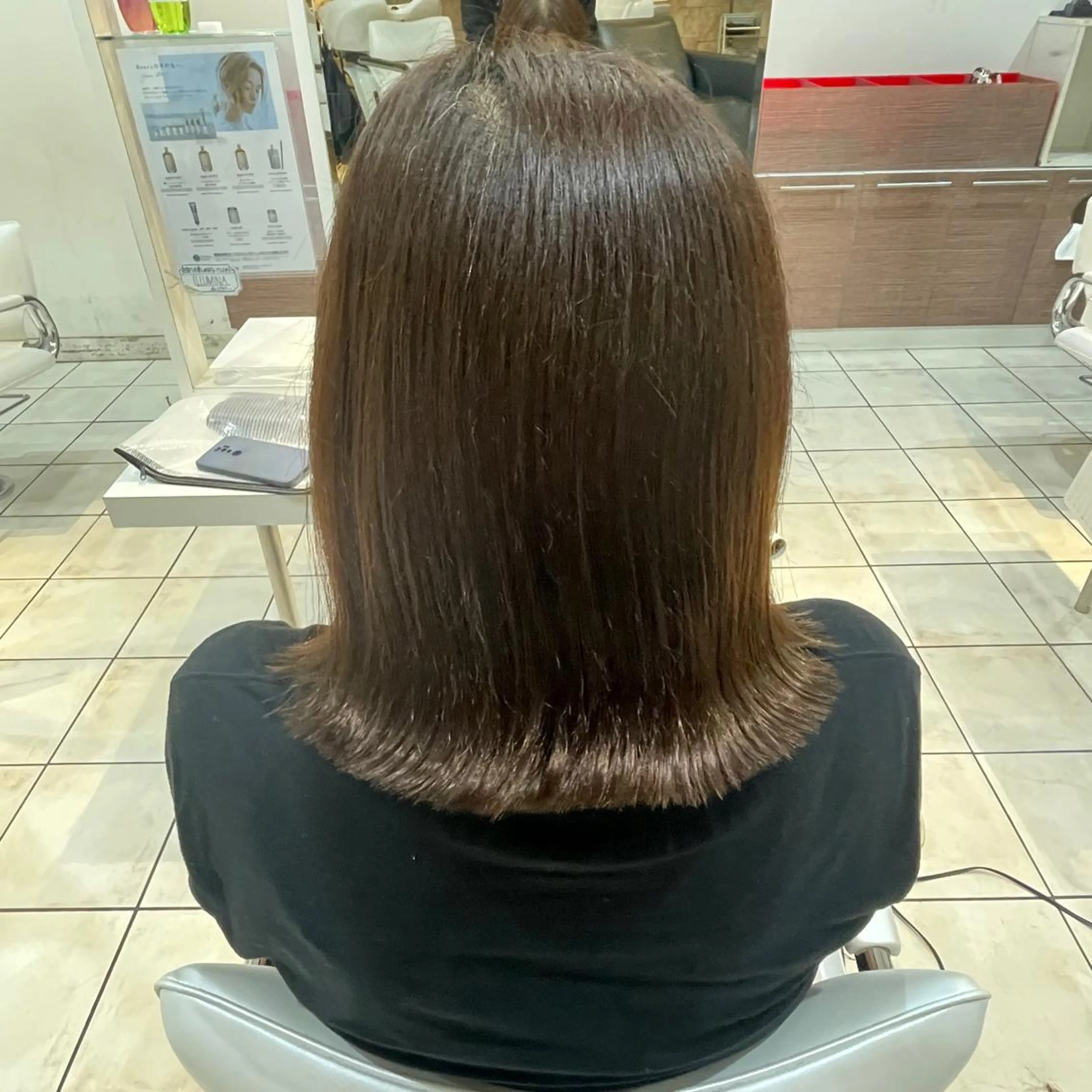 ミディアム ブリーチ/ヘアセット 【𝙍𝙞𝙣𝙤】のヘアスタイル