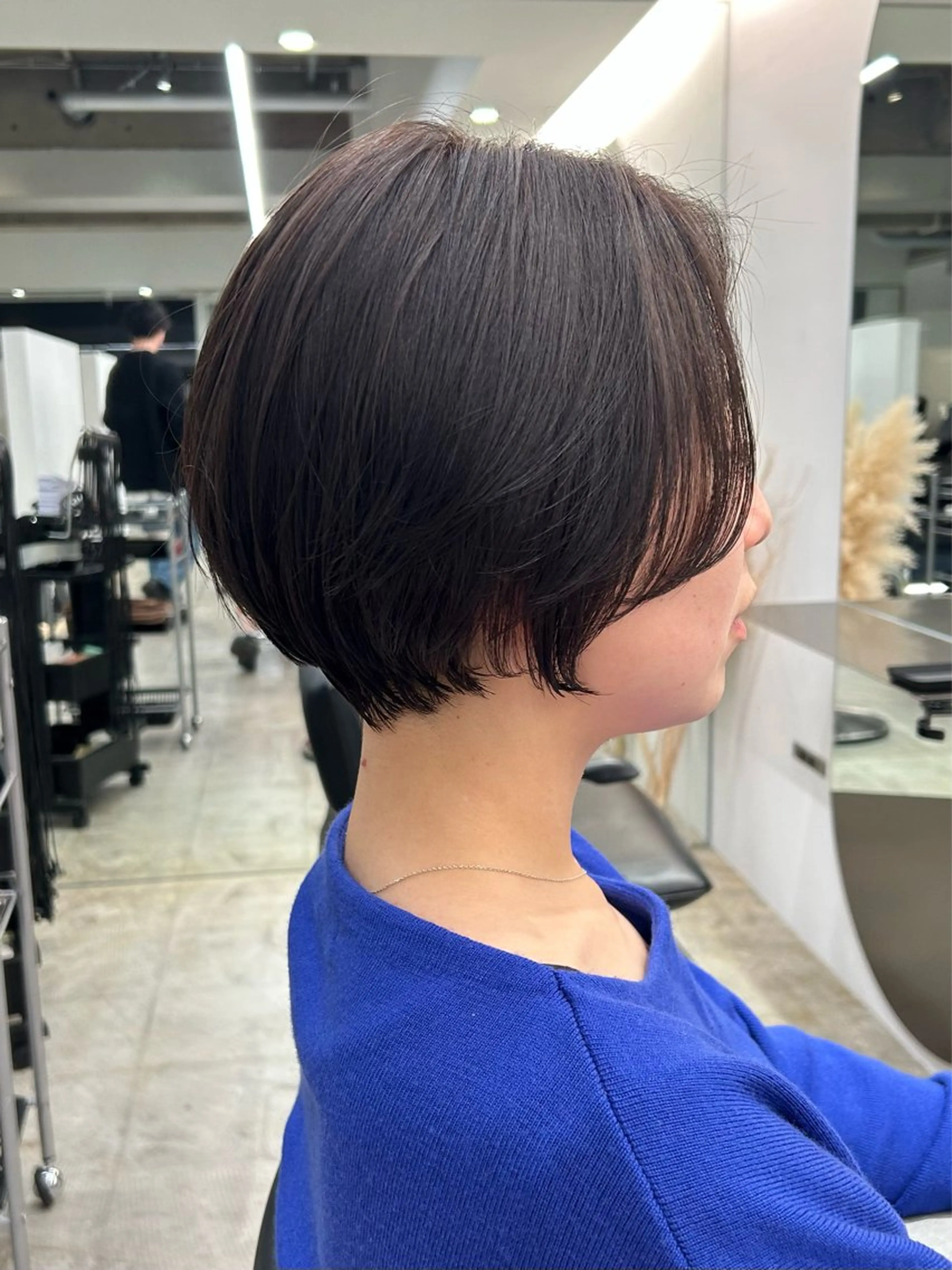 ショート カラー 山下夕月 ショート🫧ボブのヘアスタイル