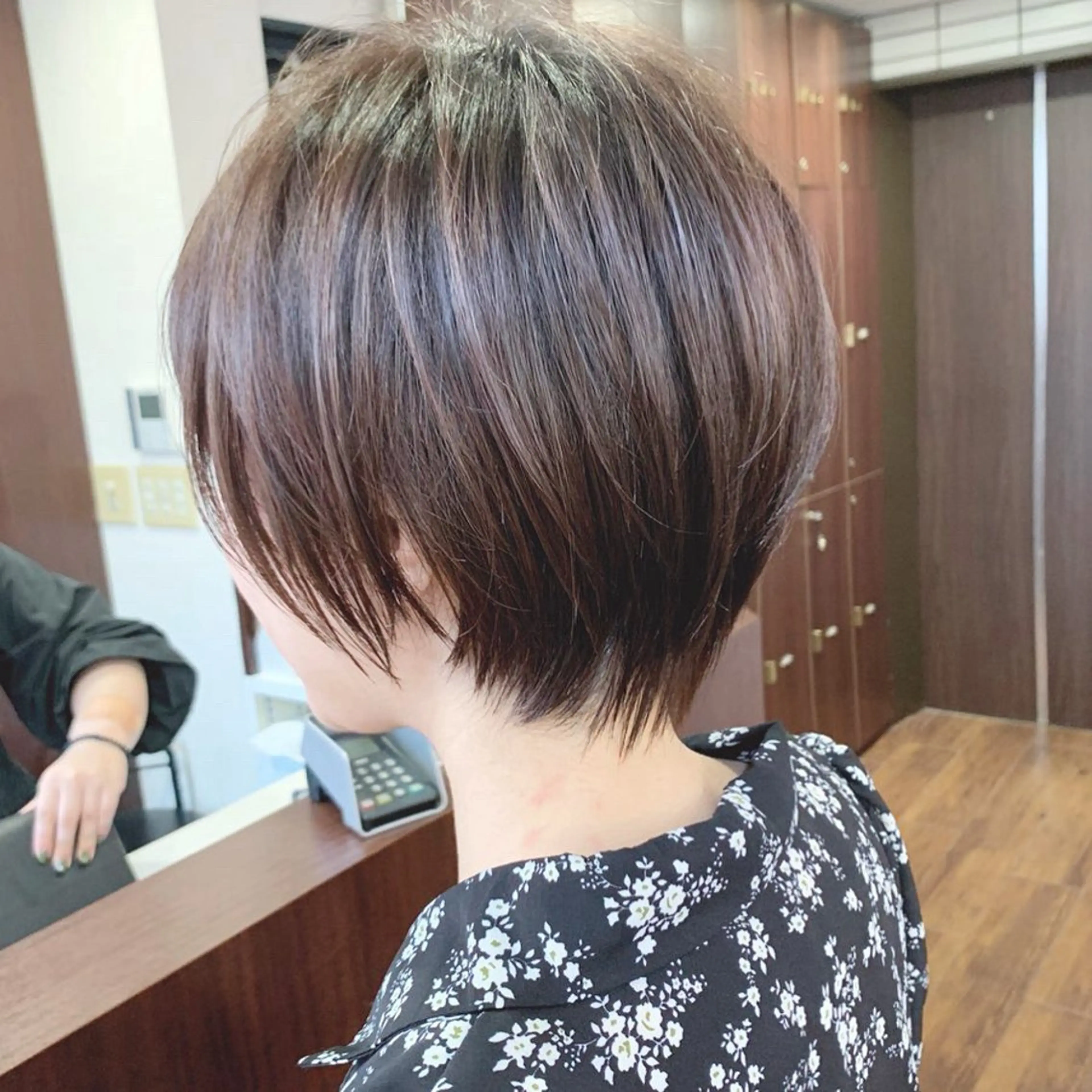 ショート カット トリートメント 縮毛矯正/ショート/ レイヤー/畑中正敏のヘアスタイル