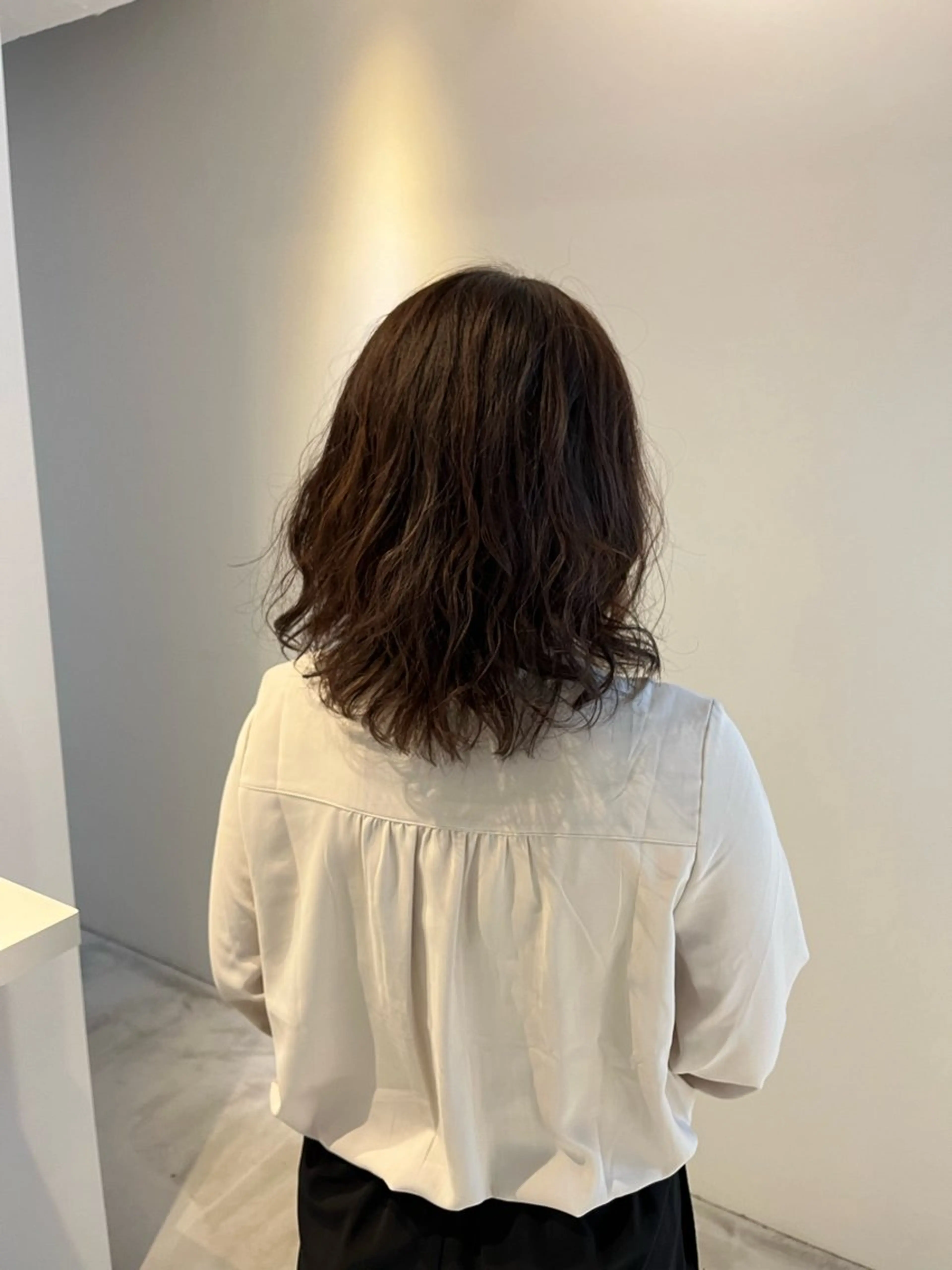 セミロング ALLYS 渋谷店所属・最高級の艶のある カラーmei🎨のヘアスタイル