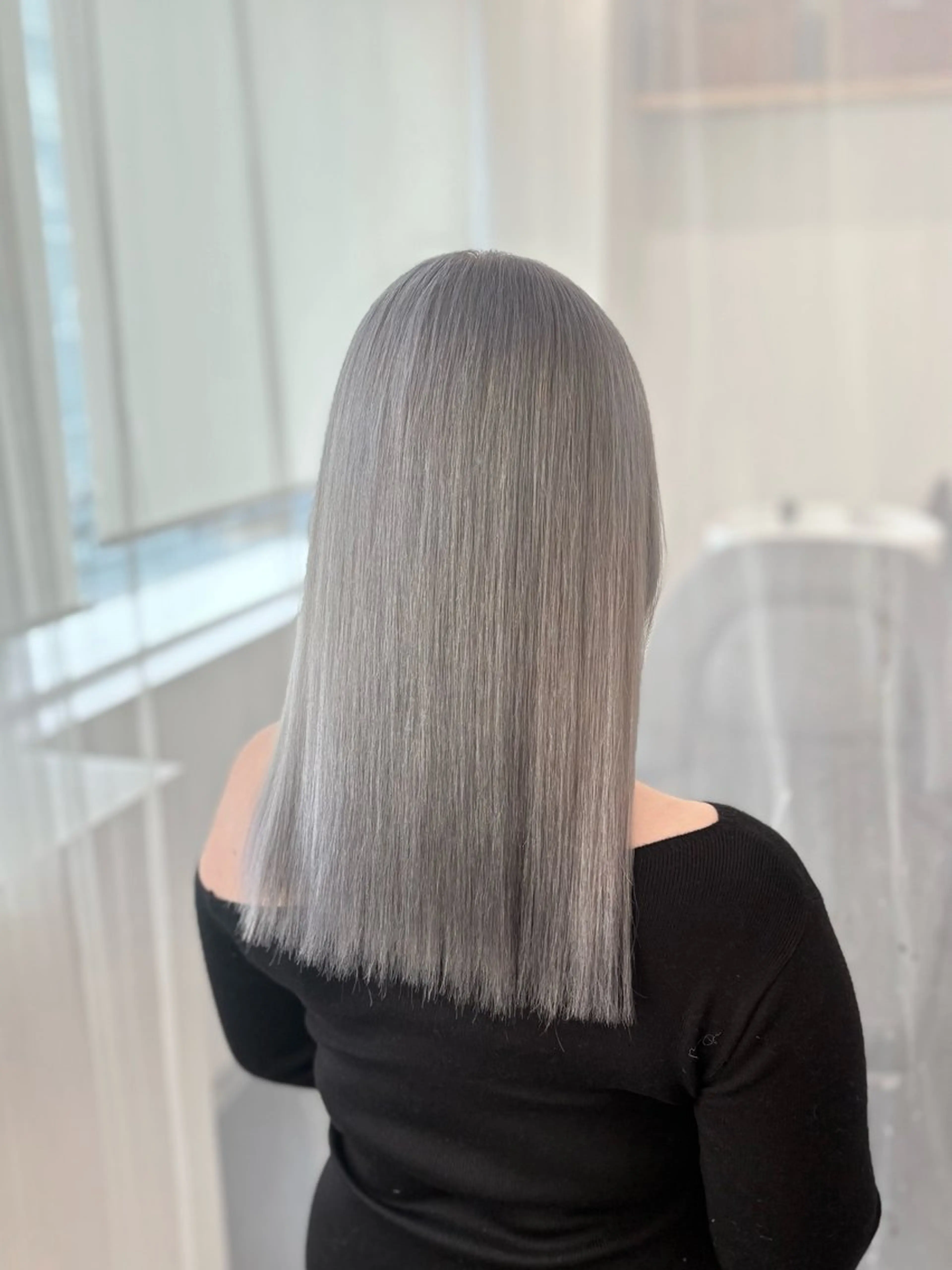 ロング カラー ヘアカラー トリートメント GaKu/ハイトーン /ブリーチ/ブロンドのヘアスタイル