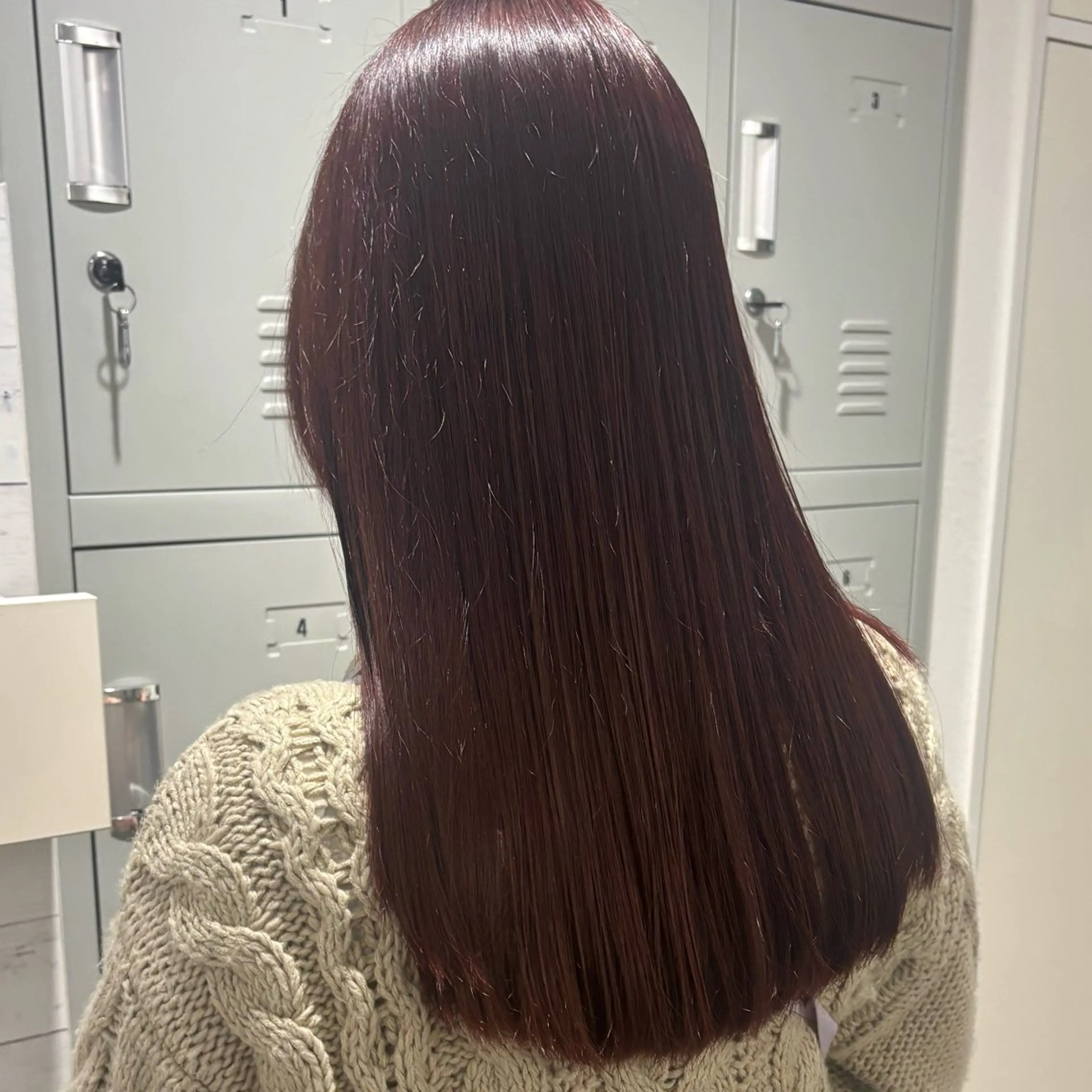 セミロング カラー 髪質改善ストレート /暖色カラー🎀🪞のヘアスタイル