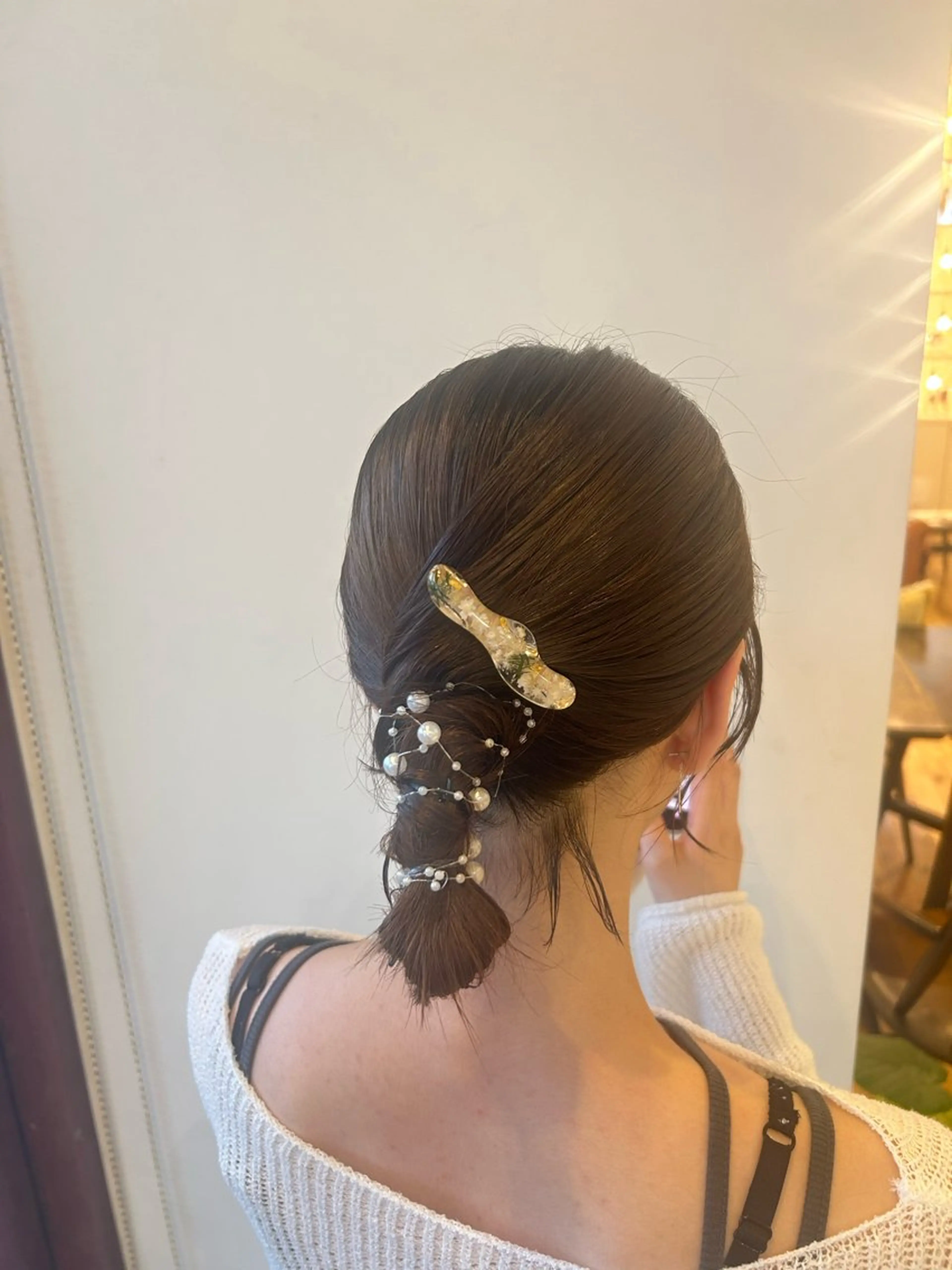 ショート ヘアセット sanaha🎀 カラーモデルのヘアスタイル