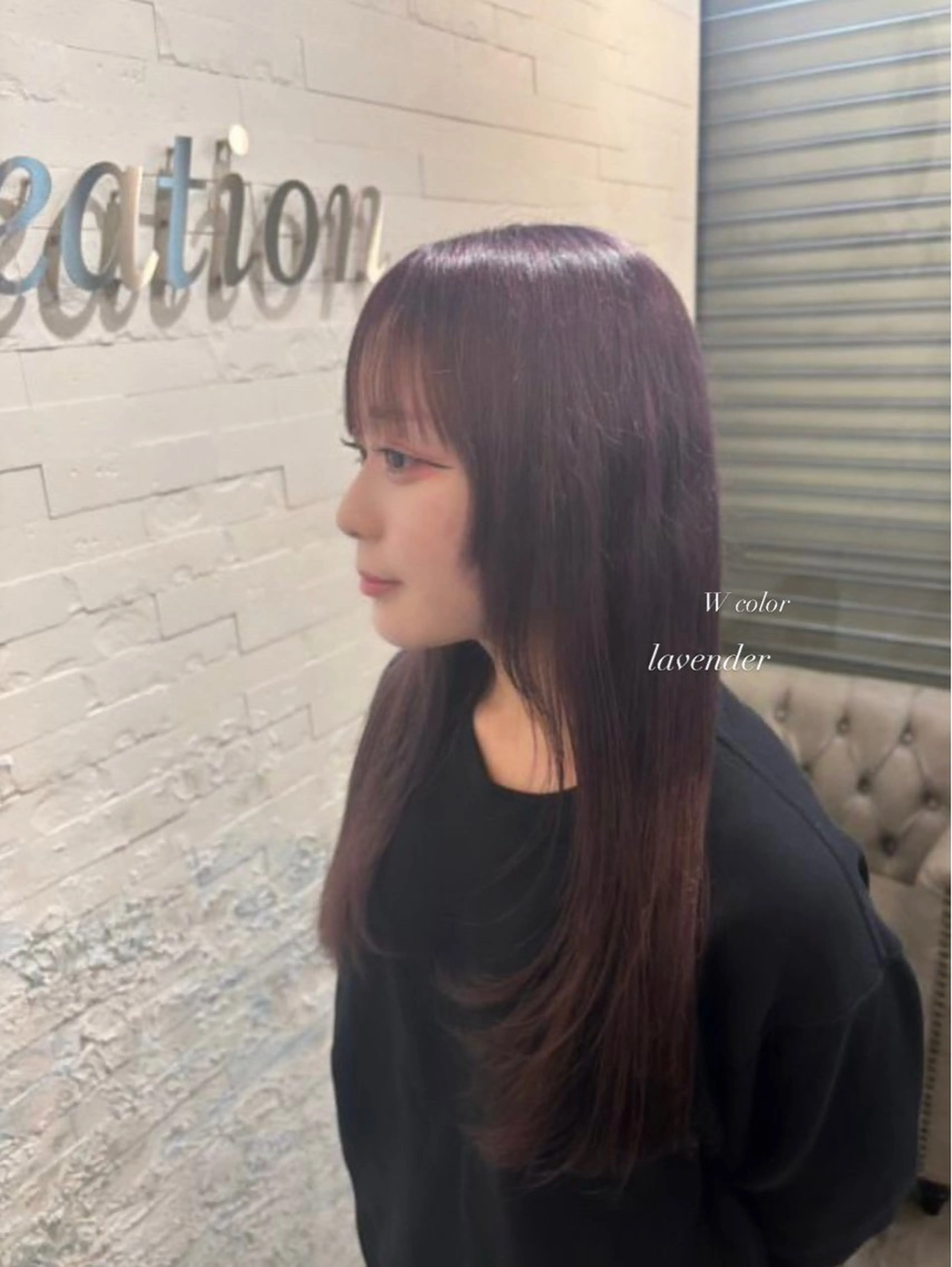 ロング カラー 💜透明感カラー💜 cocoro🎶のヘアスタイル