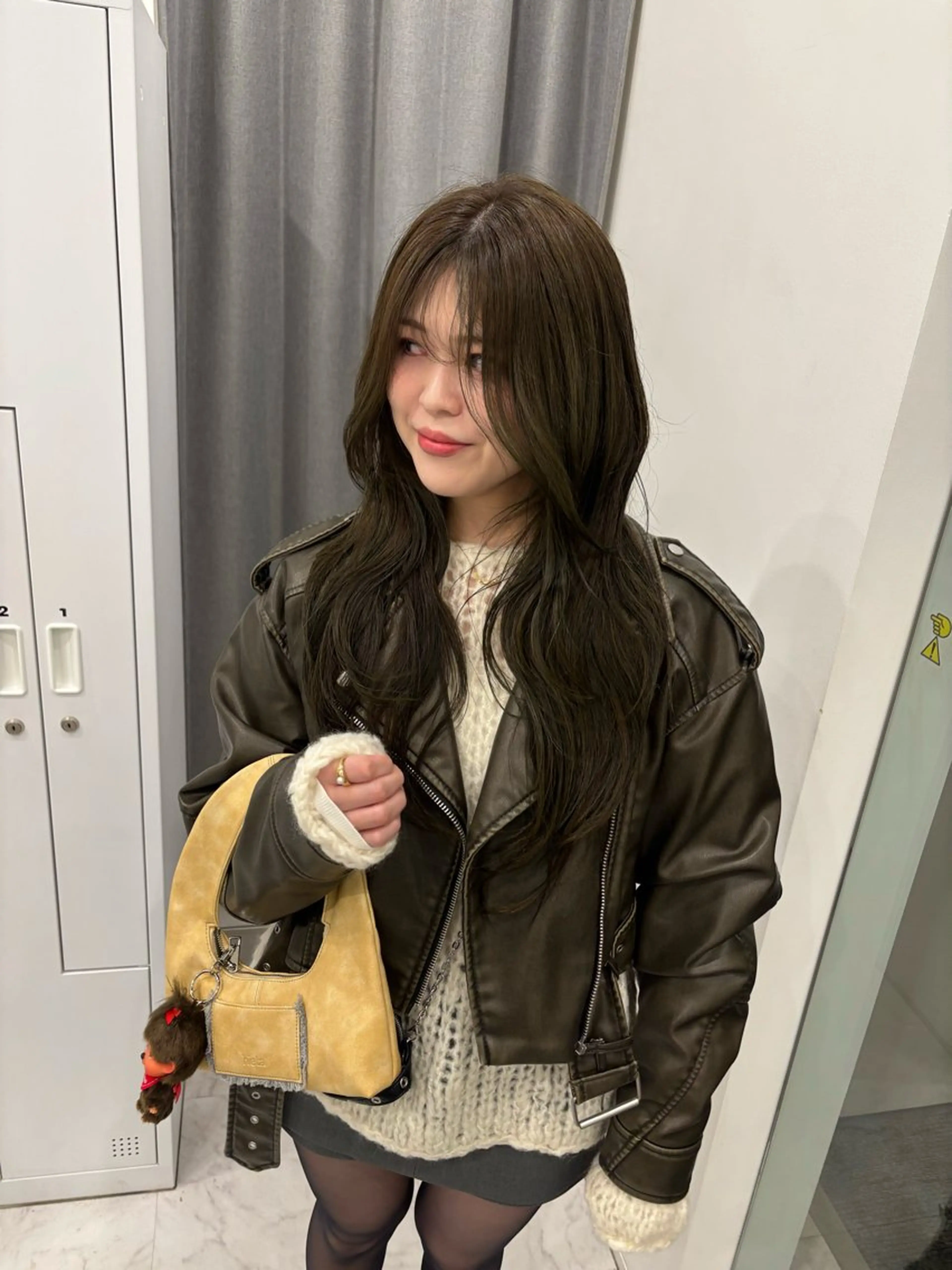 ロング 韓国風ヘア レイヤーカット カット ヘアカラー トリートメント レイヤーカット🎀 kanaのヘアスタイル