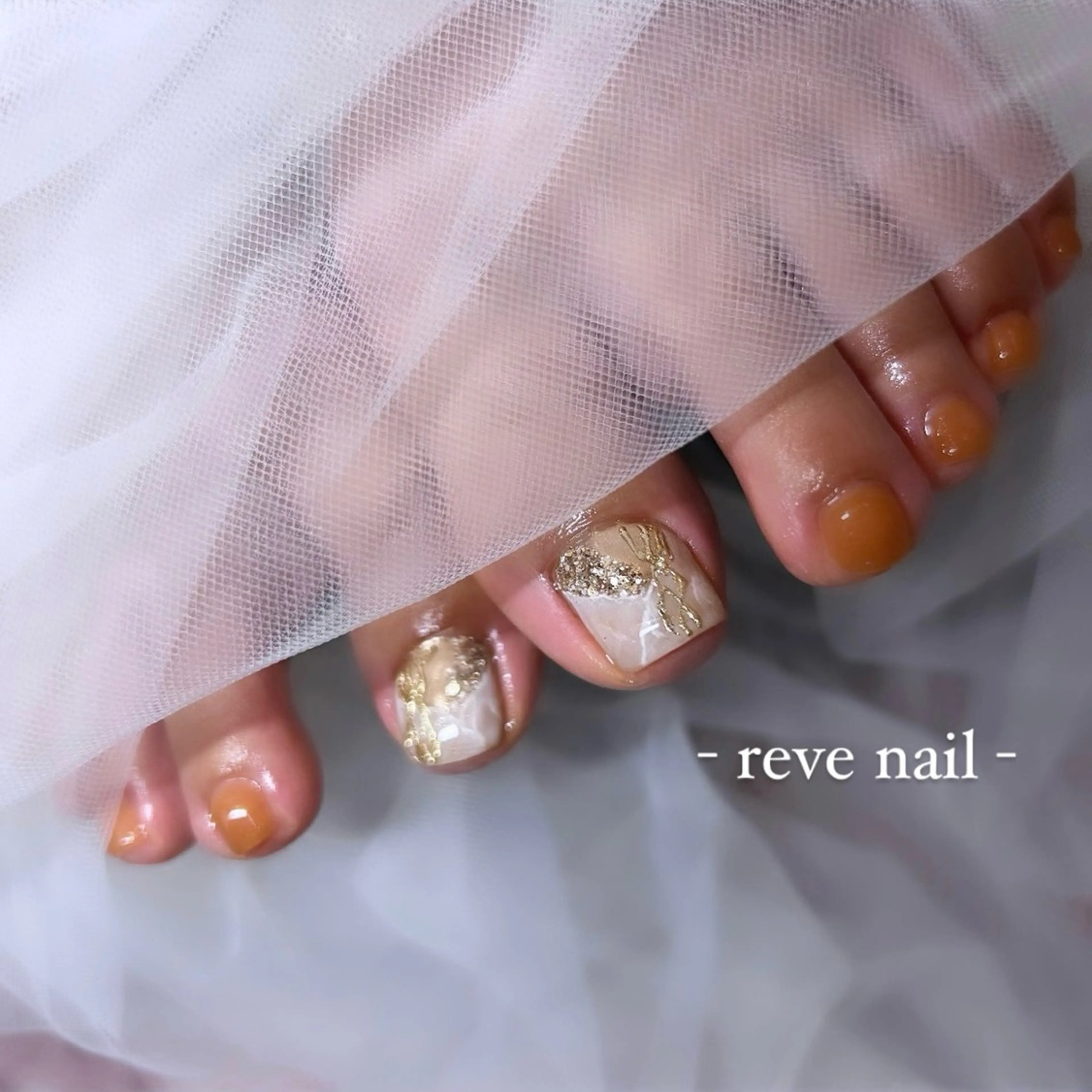 ネイル フットネイル 門真市 三ツ島 reve nailのネイルデザイン