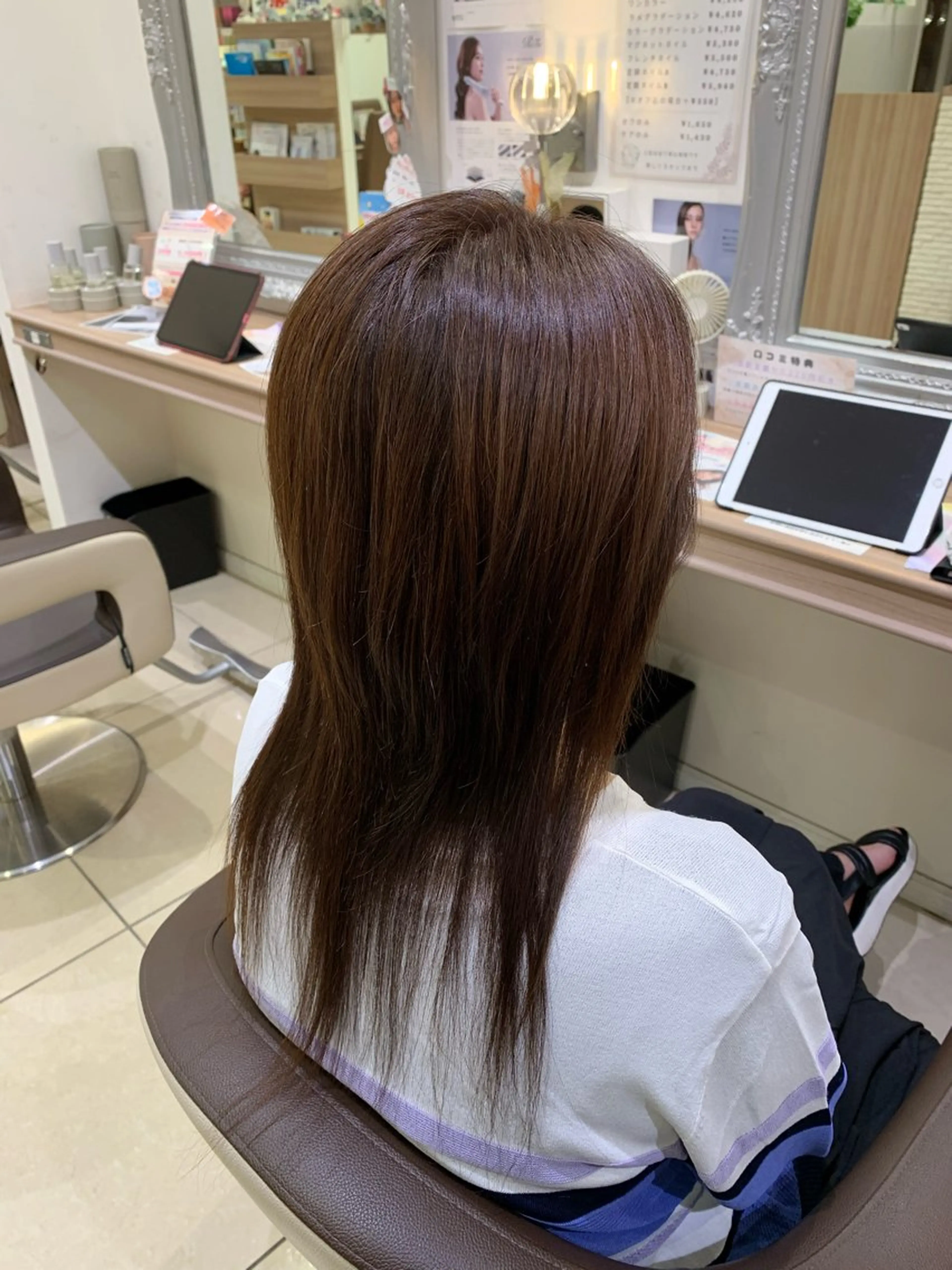 グレイカラー（白髪染め）の写真