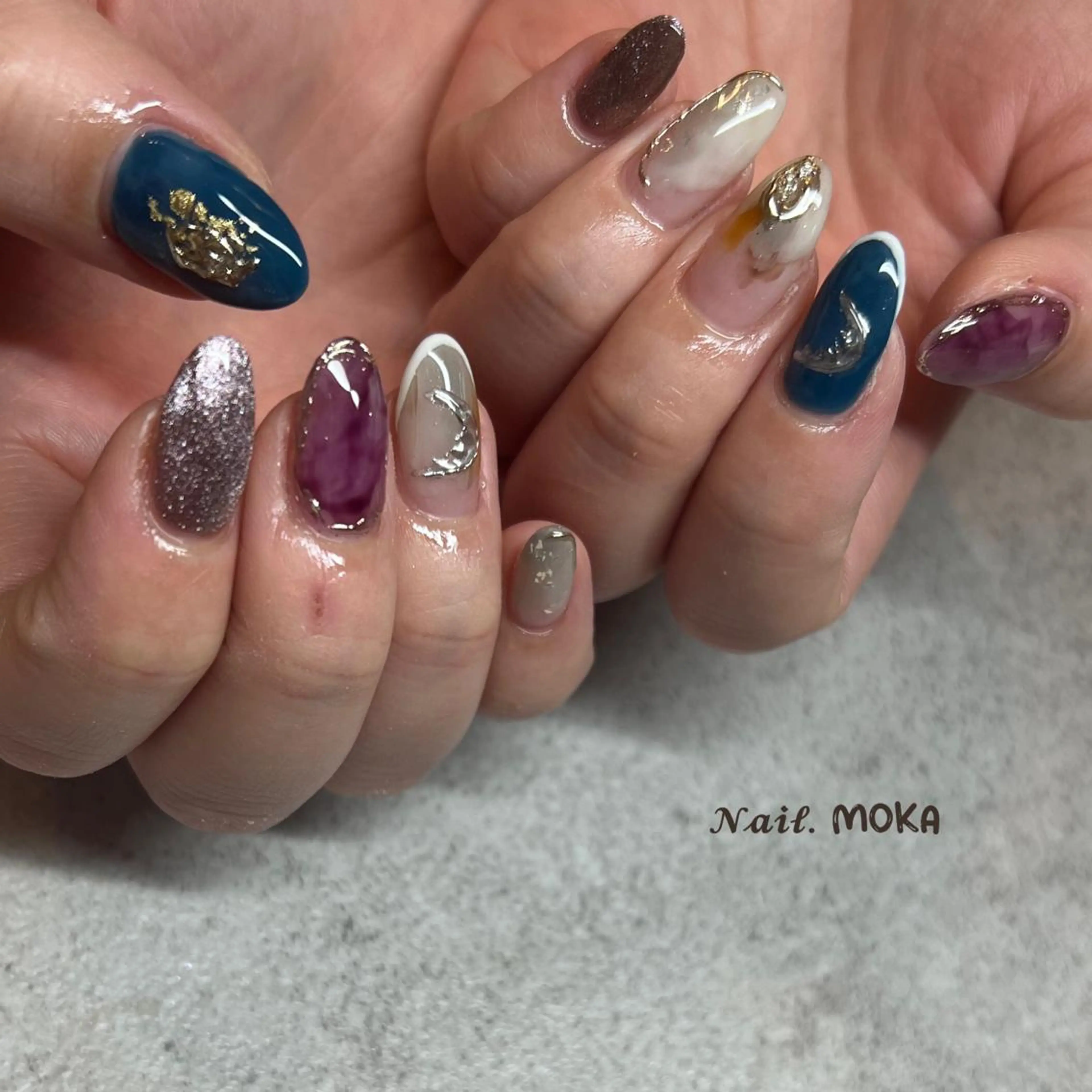 ネイル ニュアンスネイル nail salon MOKAのネイルデザイン