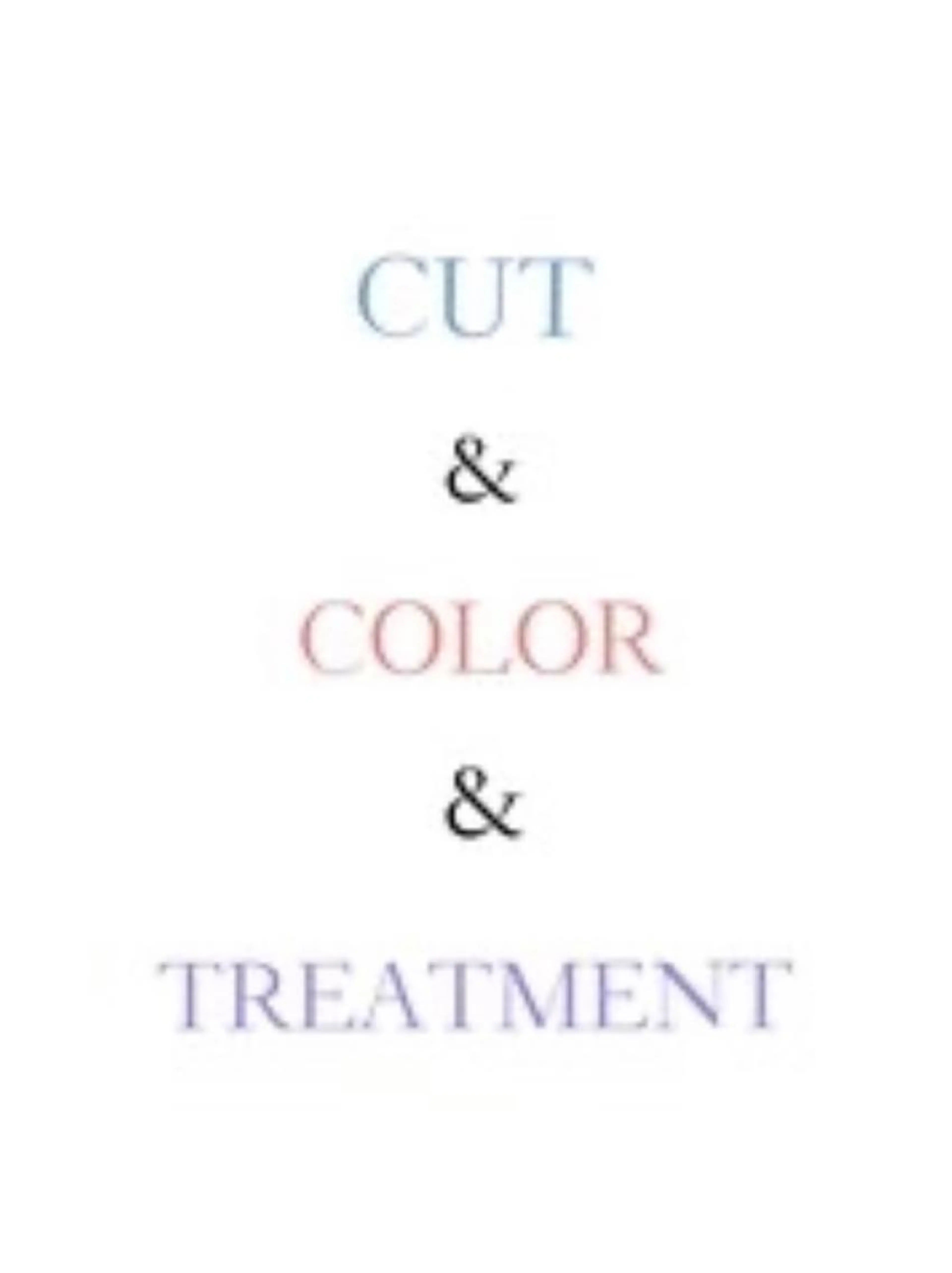 カット ＋ カラー ＋ 髪質改善トリートメントの写真