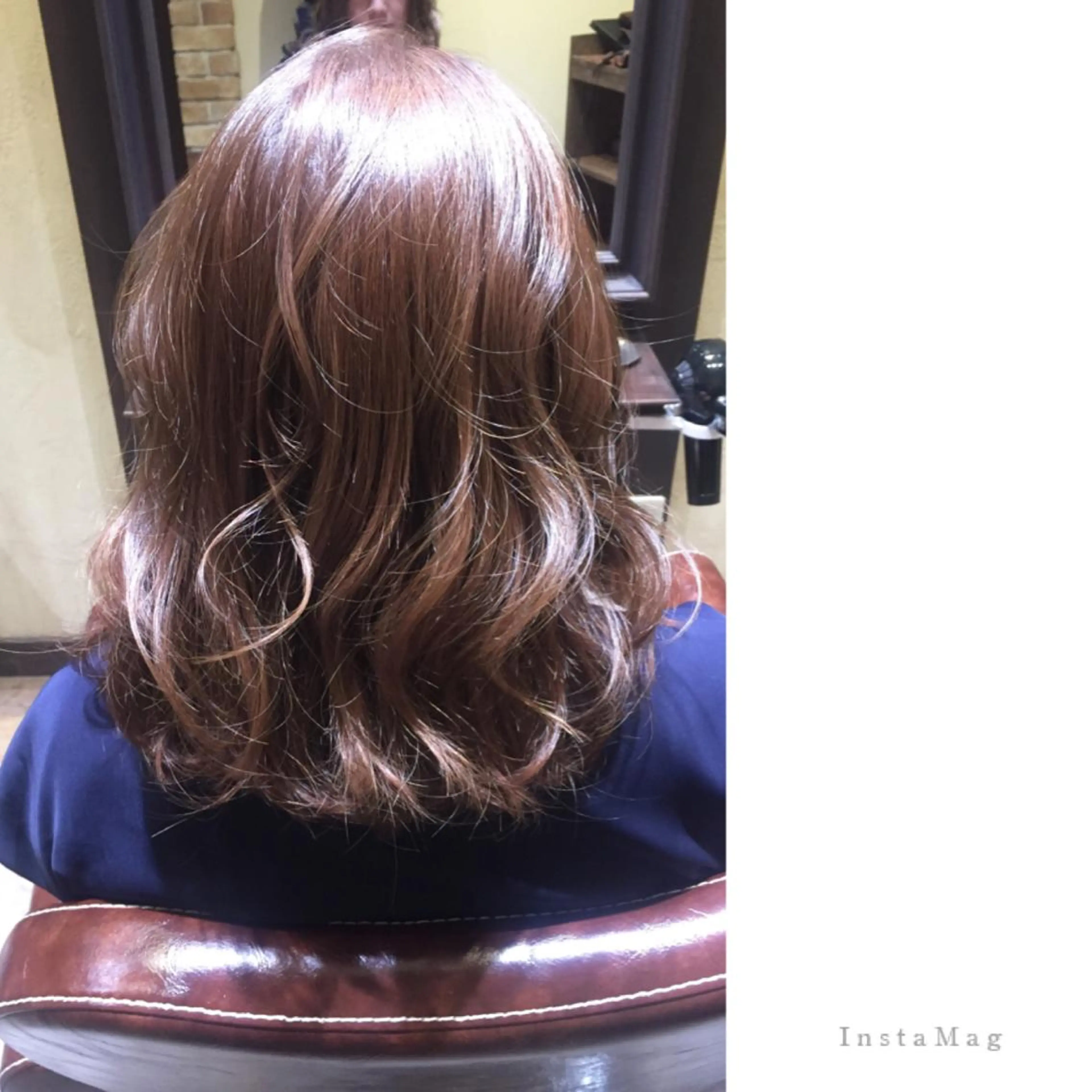 セミロング カラー アッシュ アッシュブラウン ブラウンカラー Ly   hair（リーヘア）所属・Lyhair🦊🎀 AKIのヘアスタイル