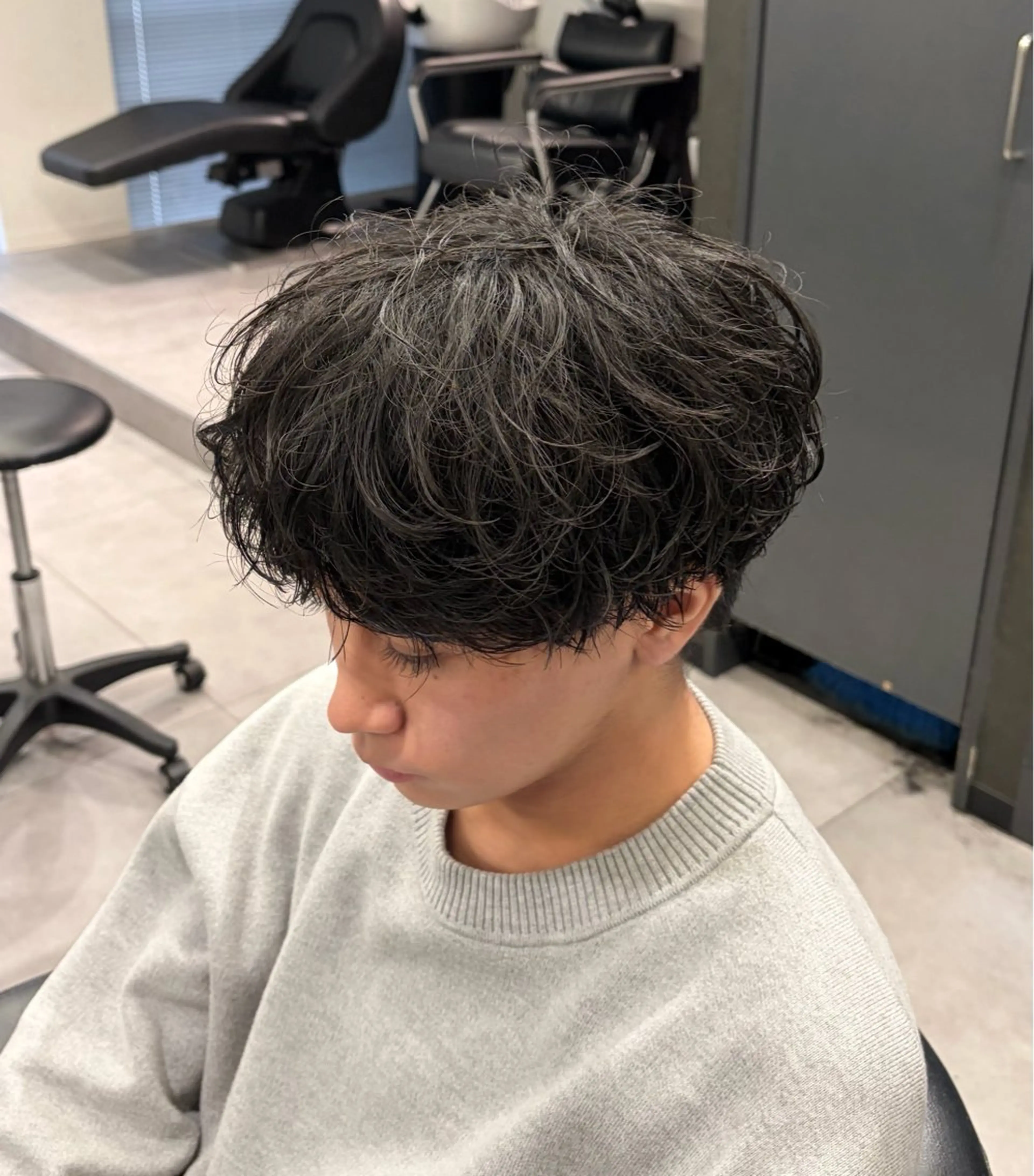 パーマ メンズ カット パーマ 🐺ウルフ /メンズ専門/そらのヘアスタイル