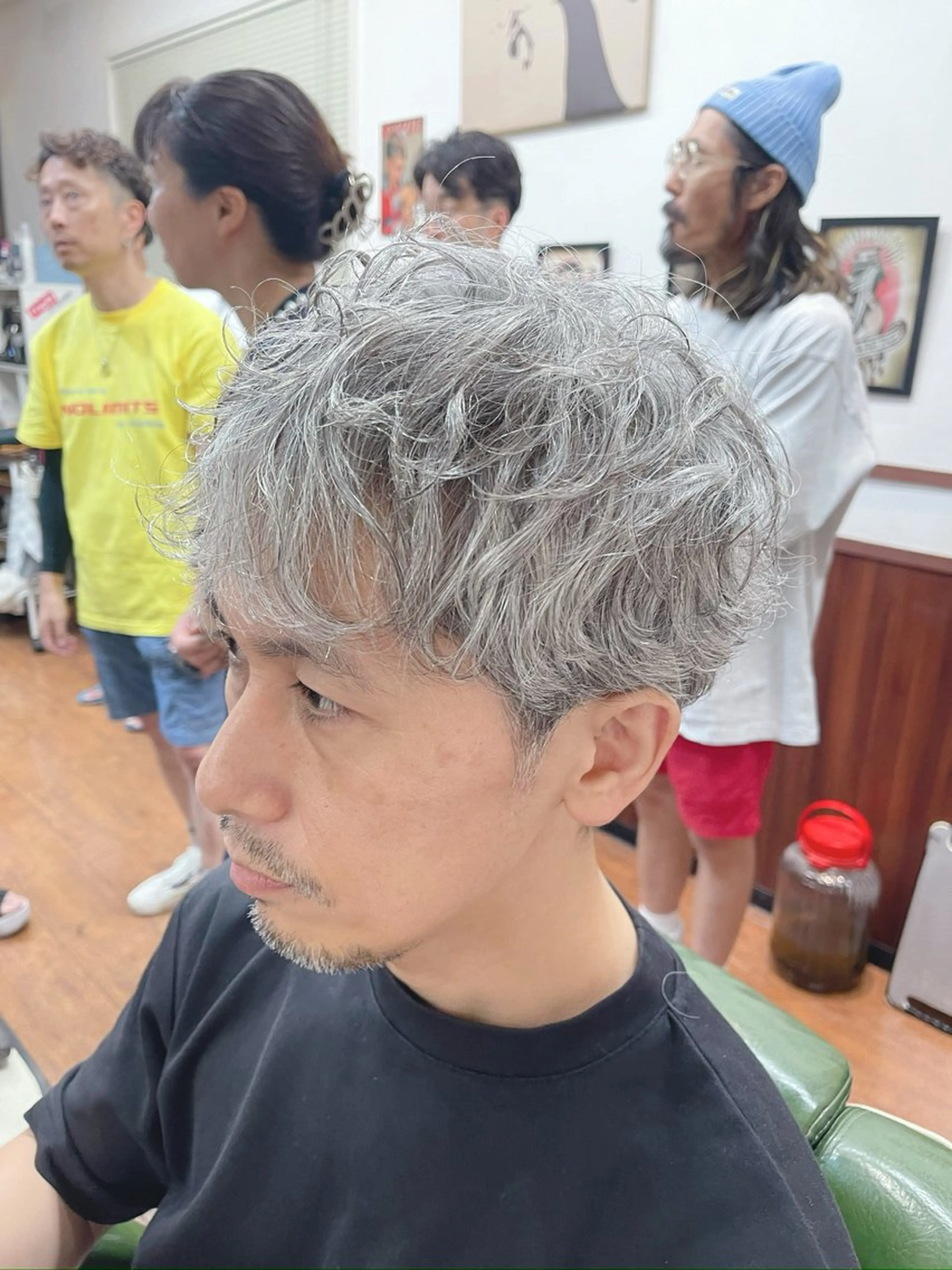 ミディアム 茂木 太郎のヘアスタイル