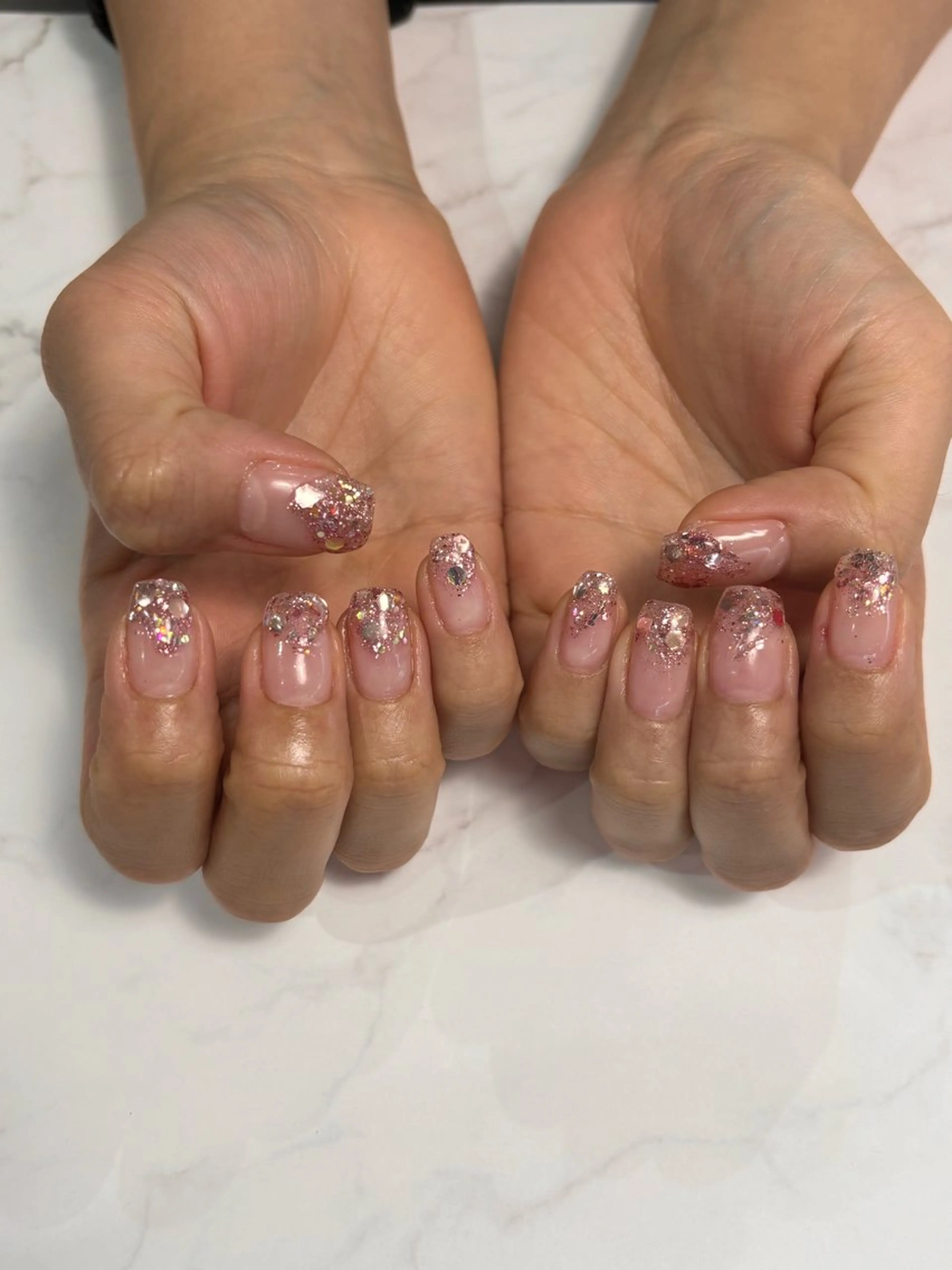 セミロング ハンドネイル lalaroom. nailsalon航空公園店所属・lala room.のネイルデザイン