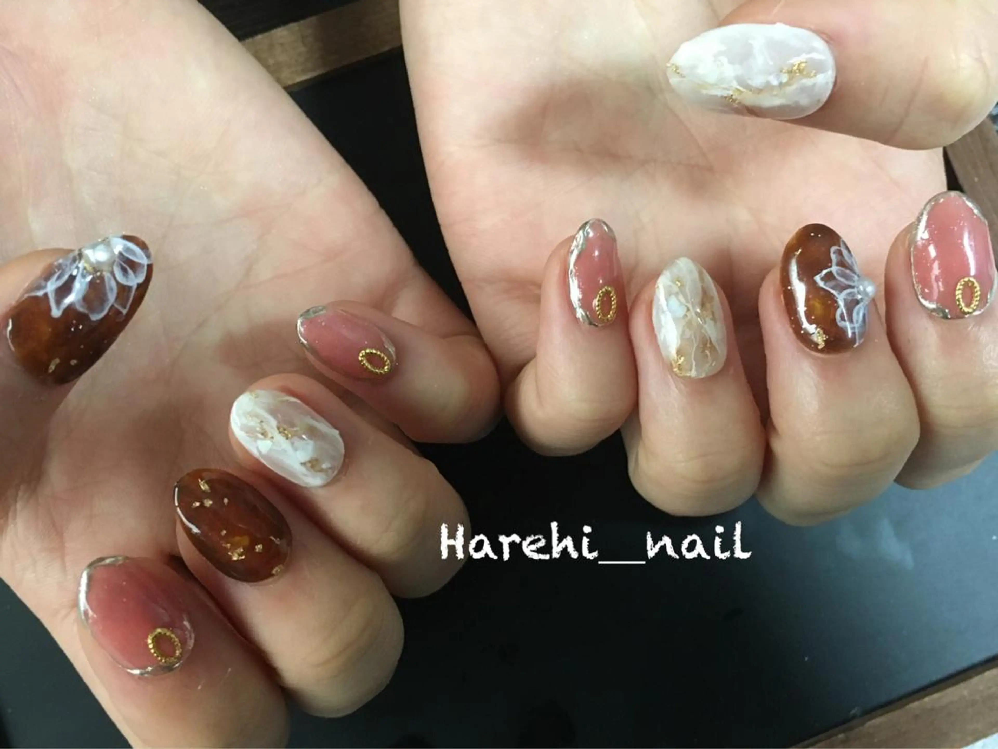 ネイル ショートネイル ネイルチップ Harehi_ nailのネイルデザイン