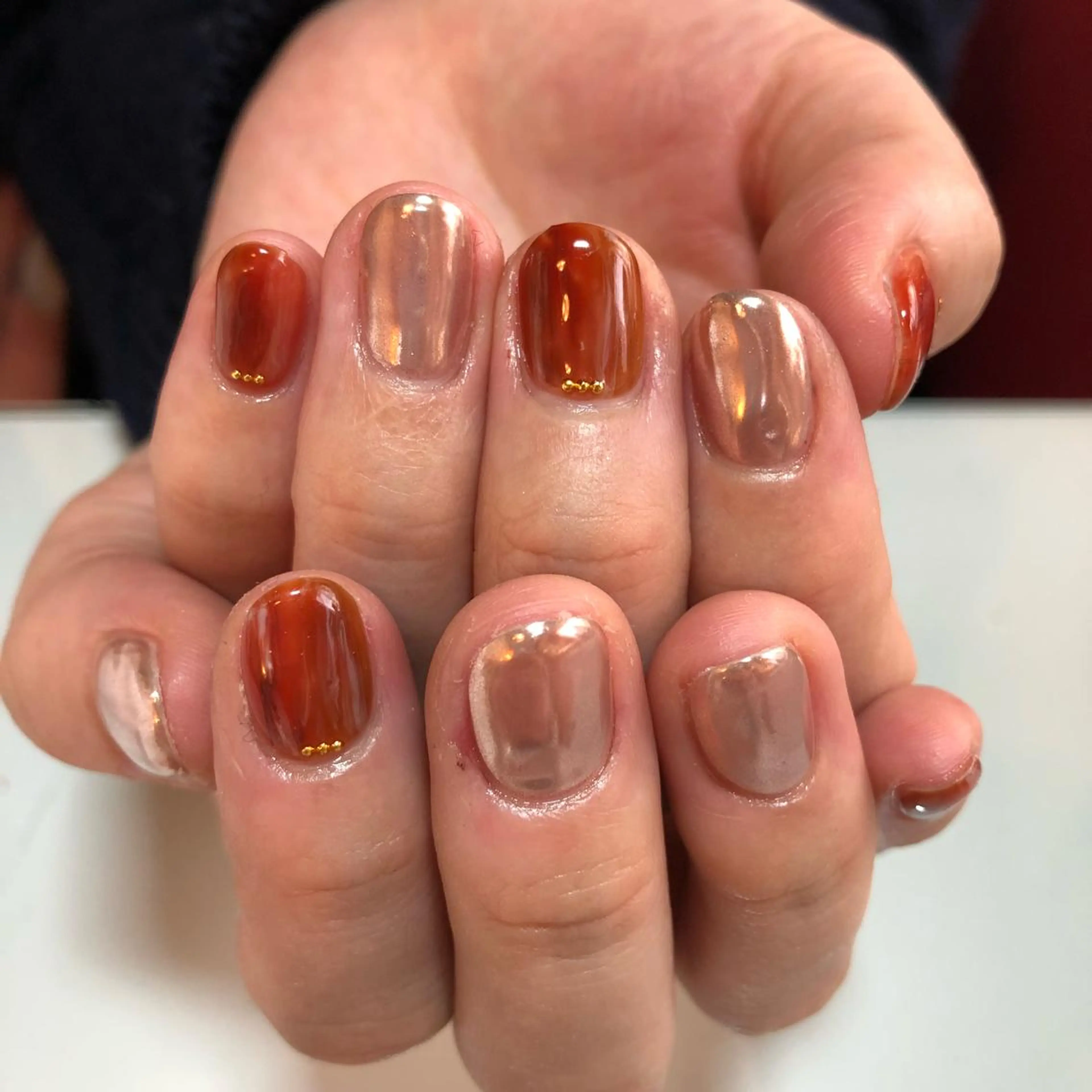 ネイル ニュアンスネイル g-up nail所属・米田 律子のネイルデザイン