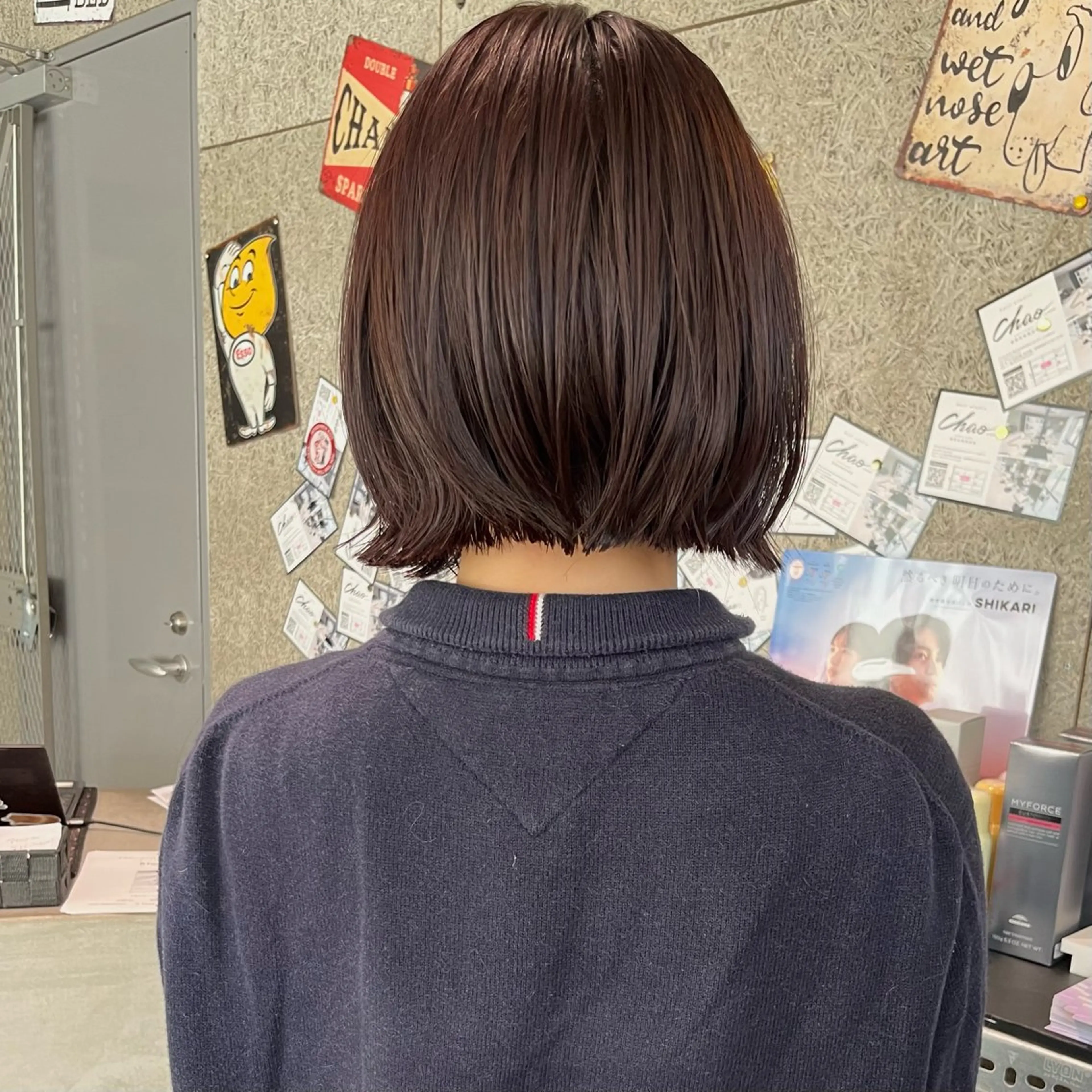 ショート ボブ/ショートボブ/ 岡山駅/別曽遥也のヘアスタイル