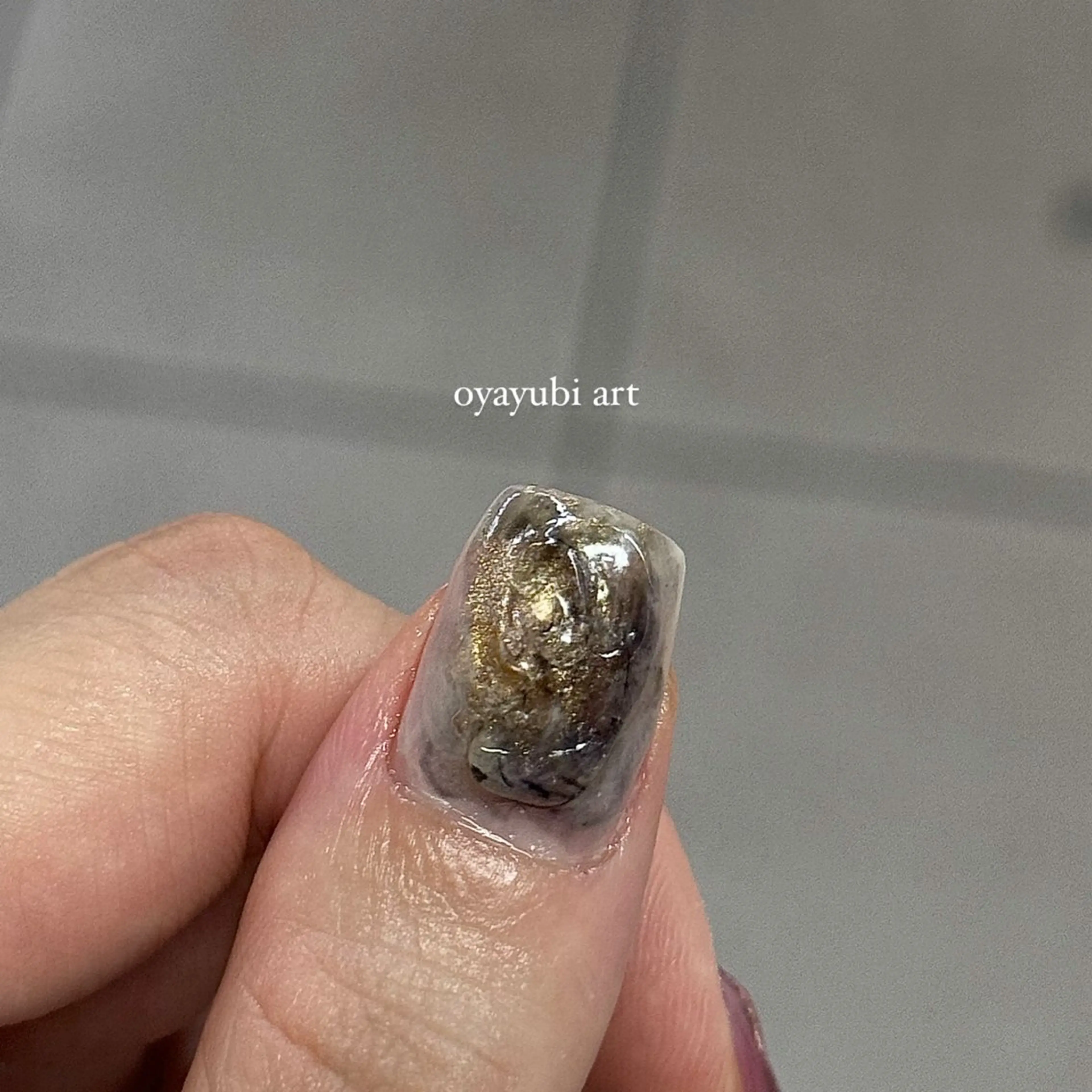 ネイル ジェルネイル ニュアンスネイル パラジェル ぷっくりネイル ショートネイル calla NAIL南森町店所属・calla/南森町/ パラジェルのネイルデザイン