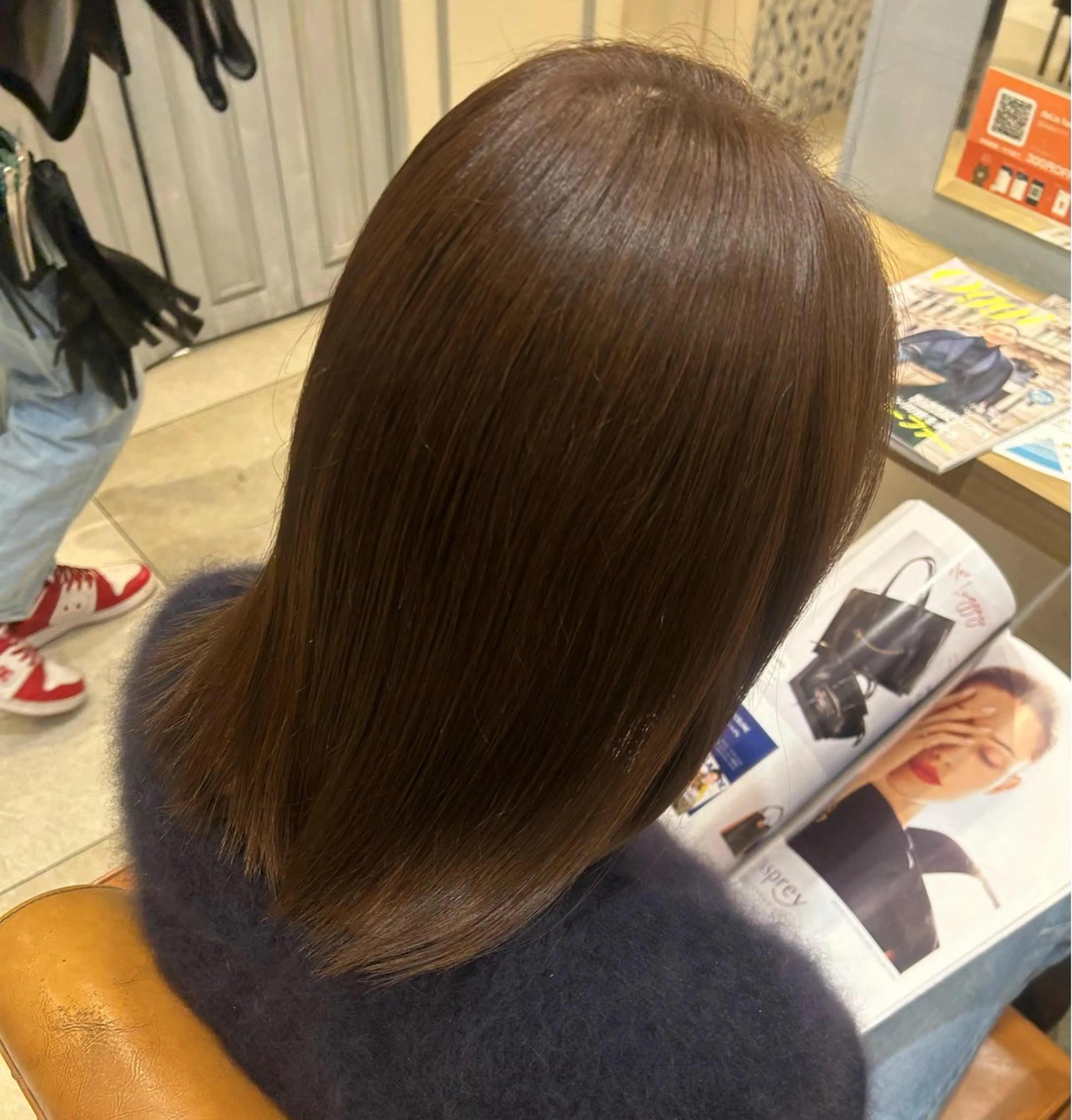 イルミナカラーorアディクシーカラー➕超音波トリートメントの写真