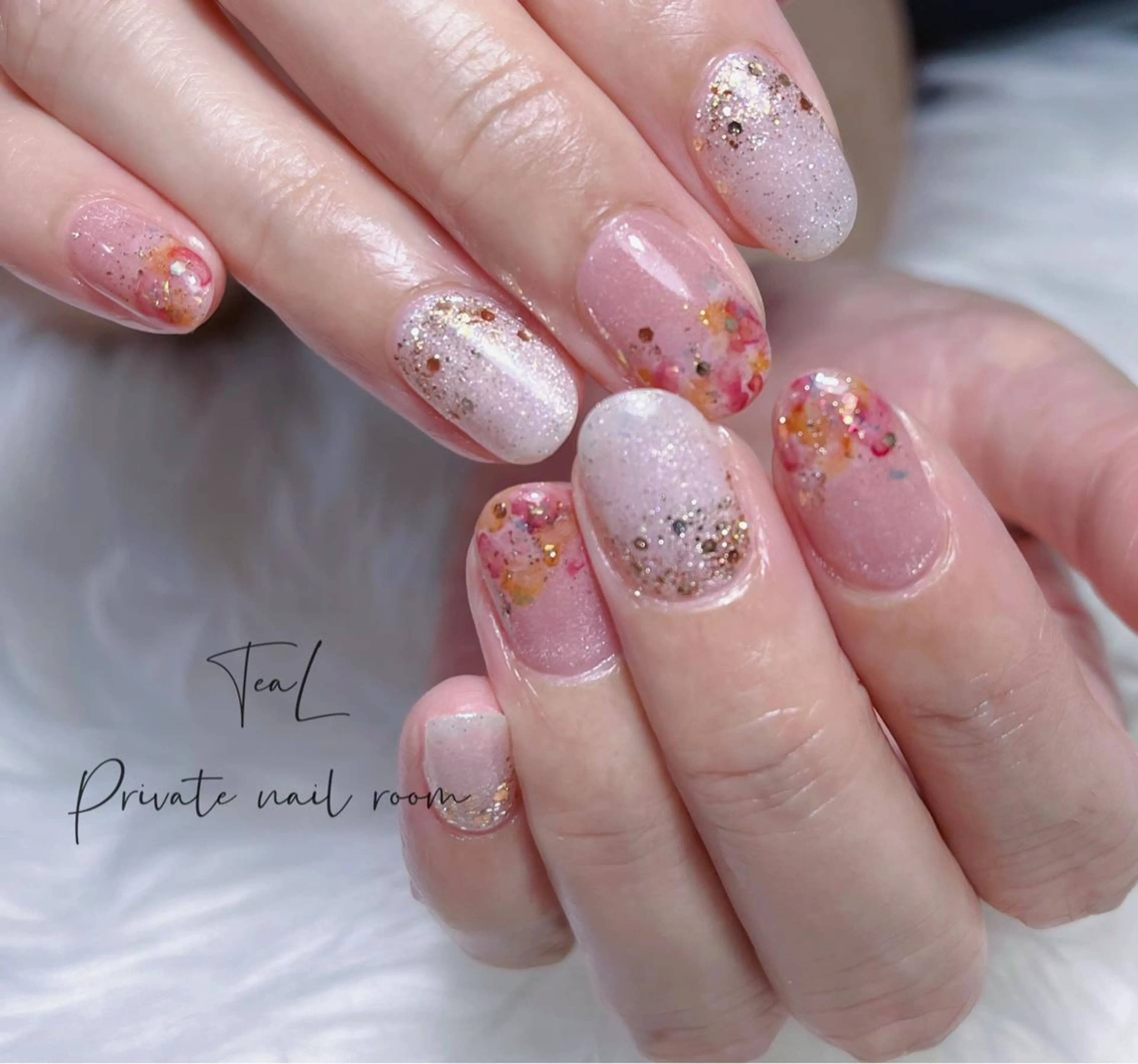 ネイル ハンドネイル TeaL nailのネイルデザイン