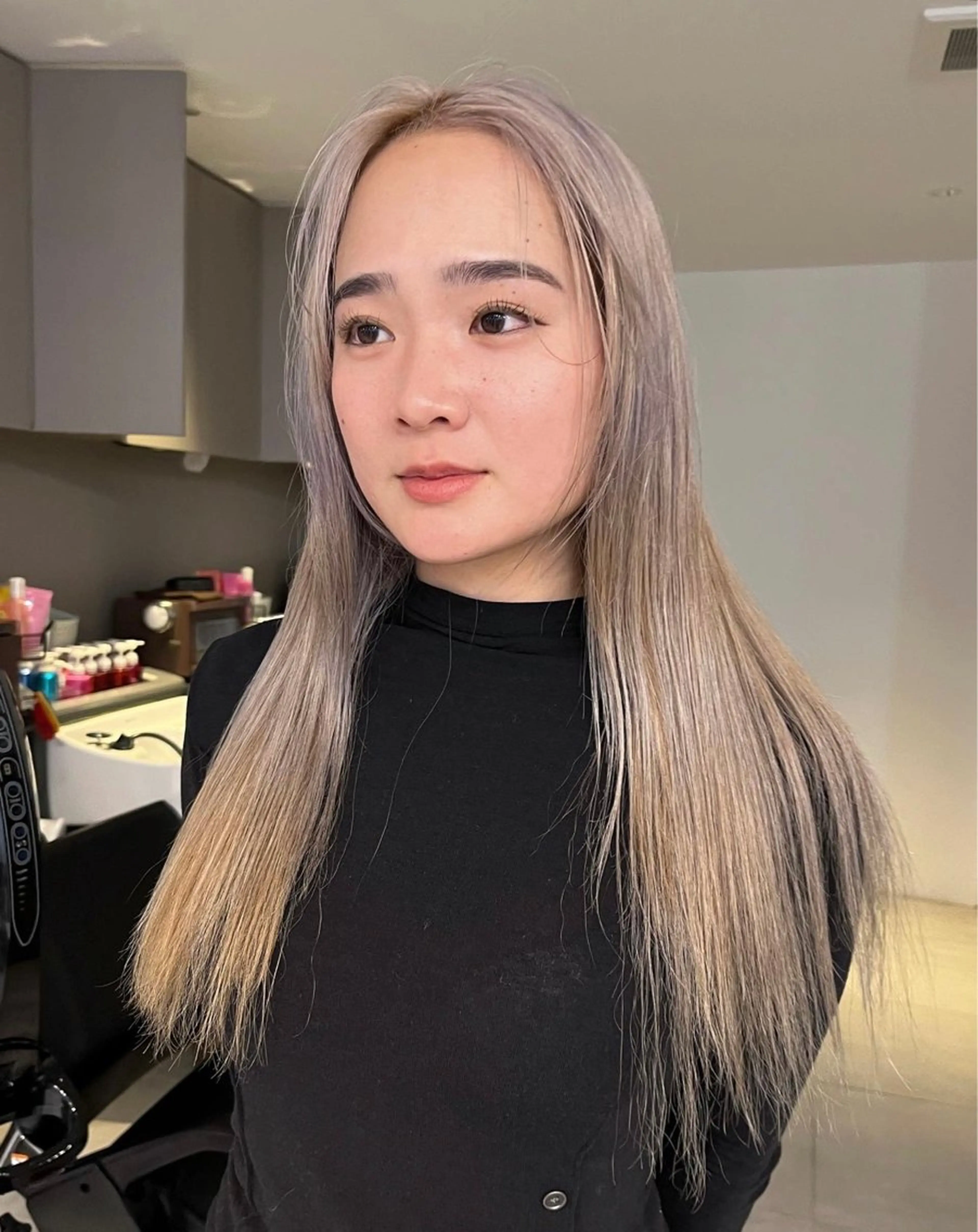 ロング カラー Halo所属・ショートカットモデル IKUMI🎀のヘアスタイル