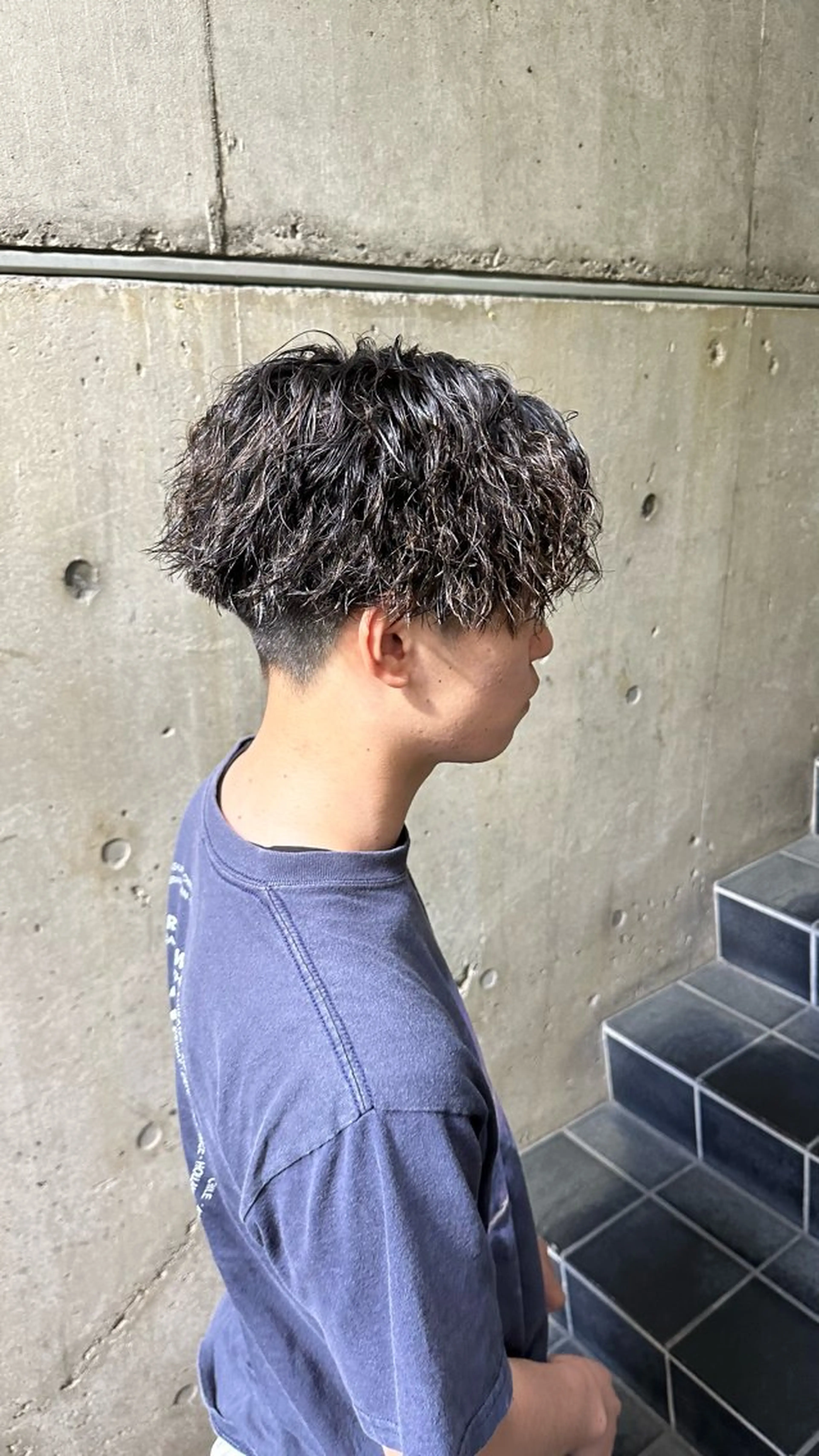 パーマ メンズ 五十嵐 圭音のヘアスタイル