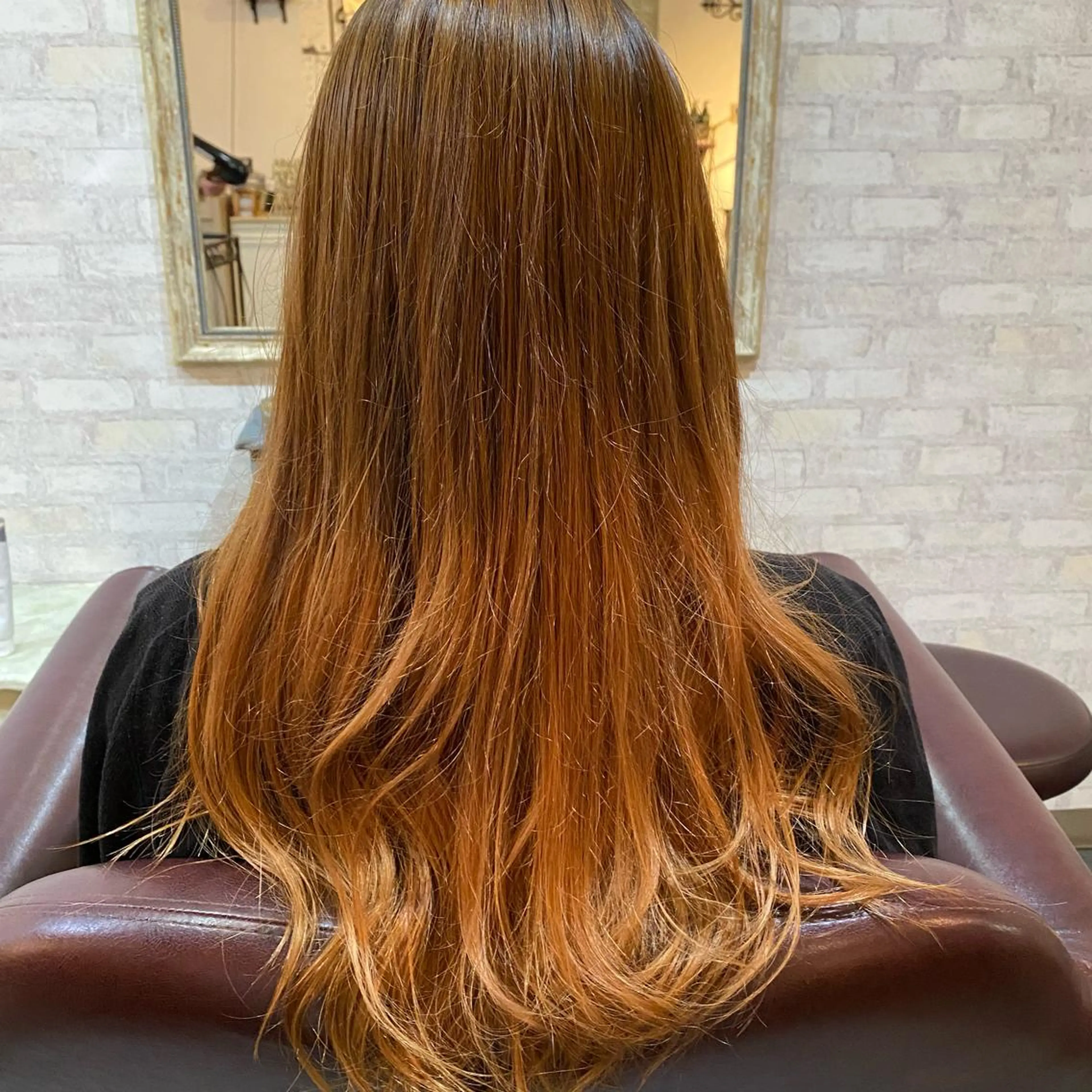 ロング カラー カット ヘアカラー トリートメント ans(アンス)所属・山上 佳汰/髪質改善/艶髪のヘアスタイル