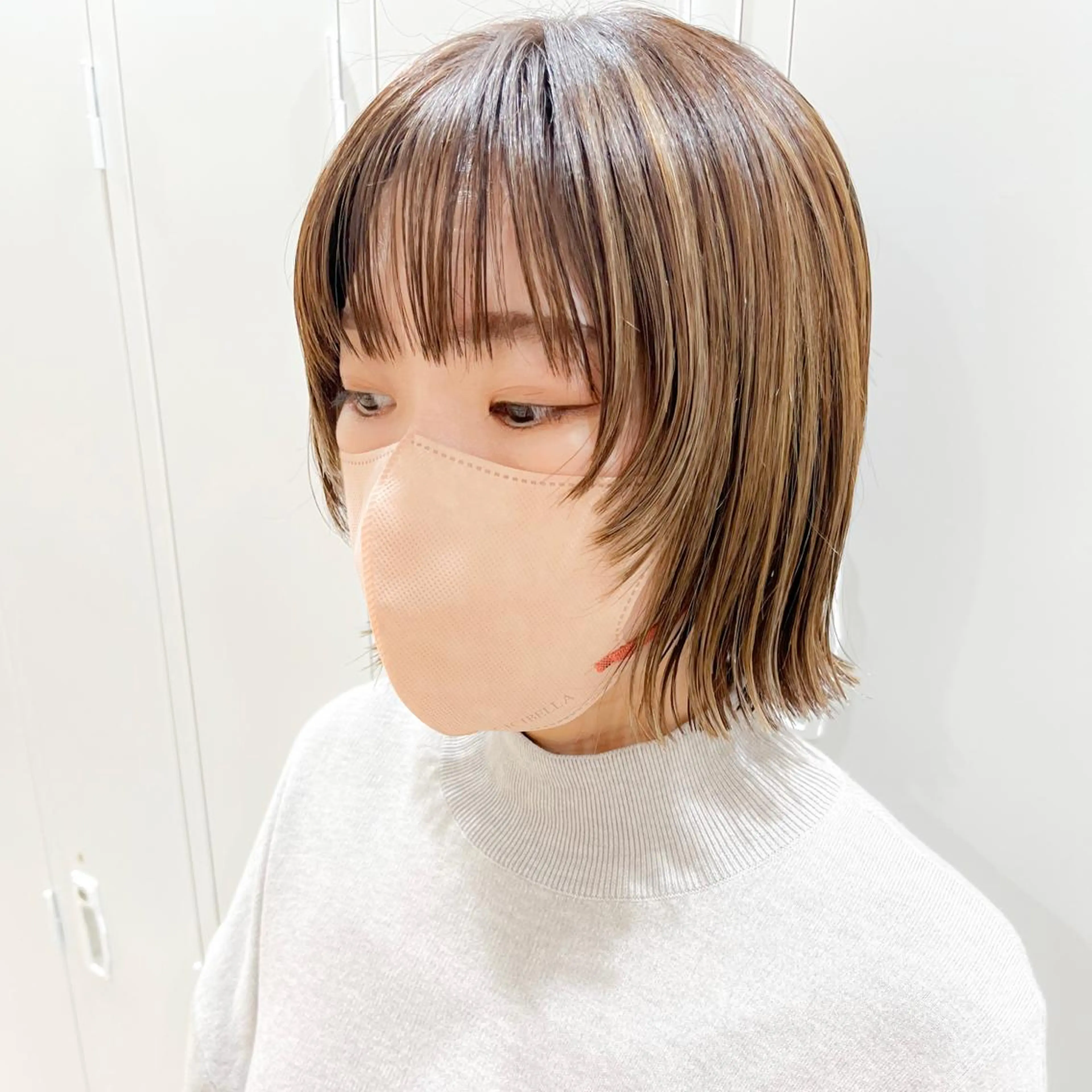 ショート 顔まわりレイヤー 顔周りカット レイヤーカット カット ヘアカラー トリートメント NATSUKI /  ショートのヘアスタイル