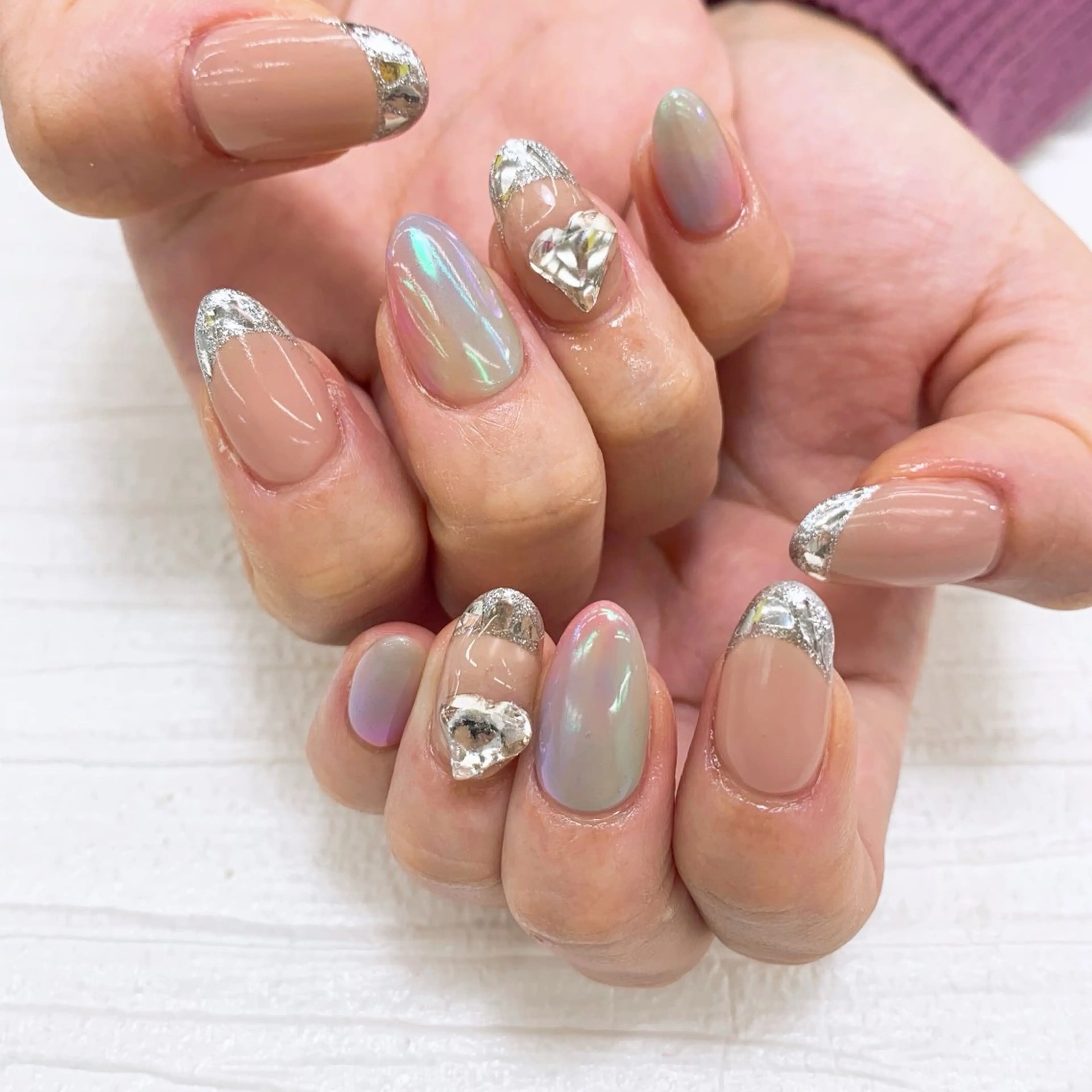 ネイル ⭐︎休業中の練習⭐︎ JNA認定講師髙橋のネイルデザイン