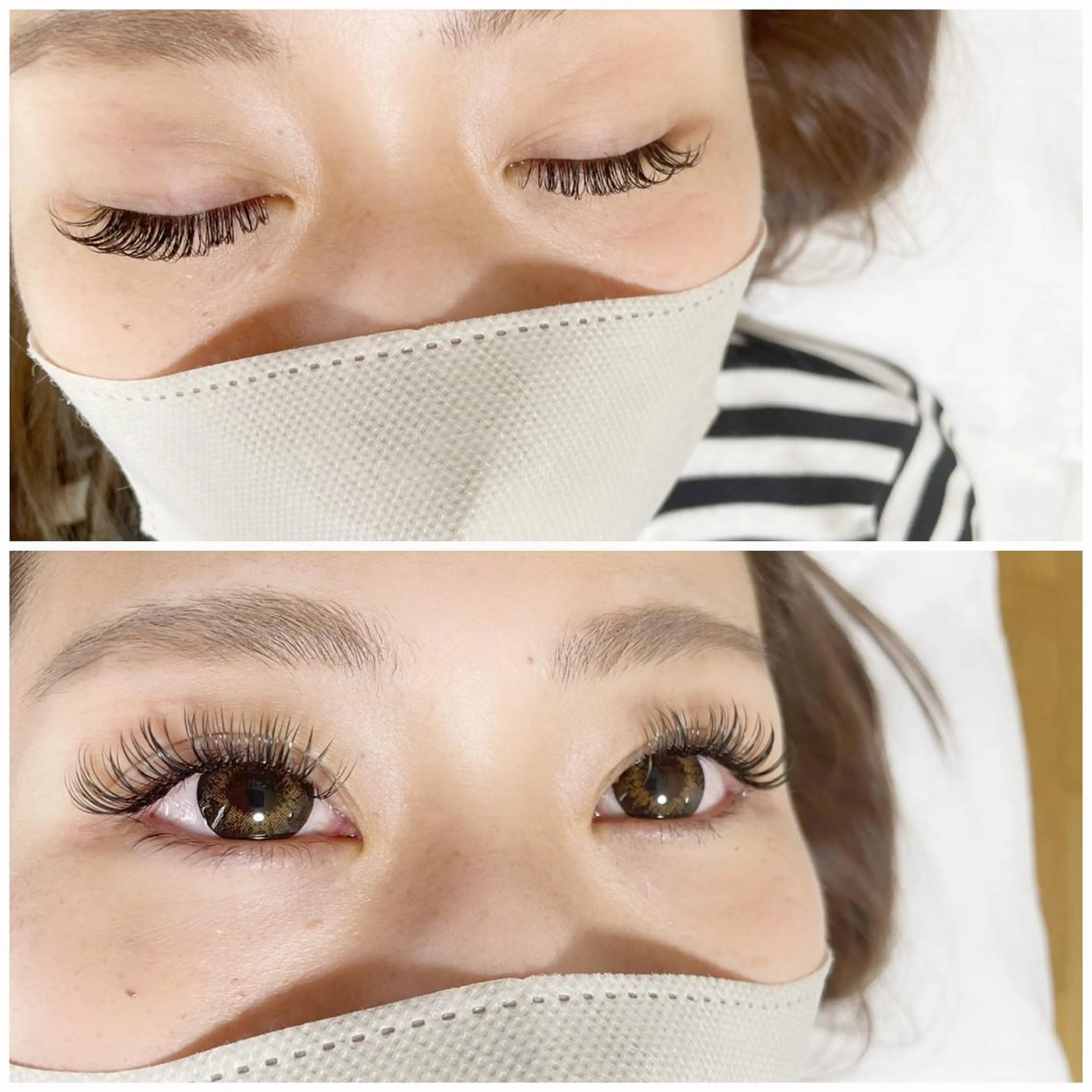 オフあり　フラットロック一時間つけ放題　最低でも、80束は付きます(160本仕上げ)✨✨コーティング付きの写真